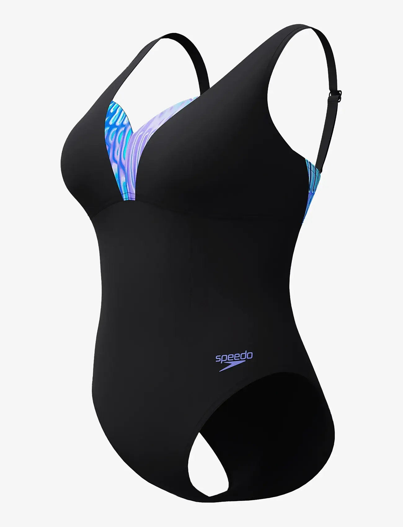 Speedo - Womens Shaping Printed OpusGem DD+ 1 Piece - sportsbadetøj - blue/purple - 3