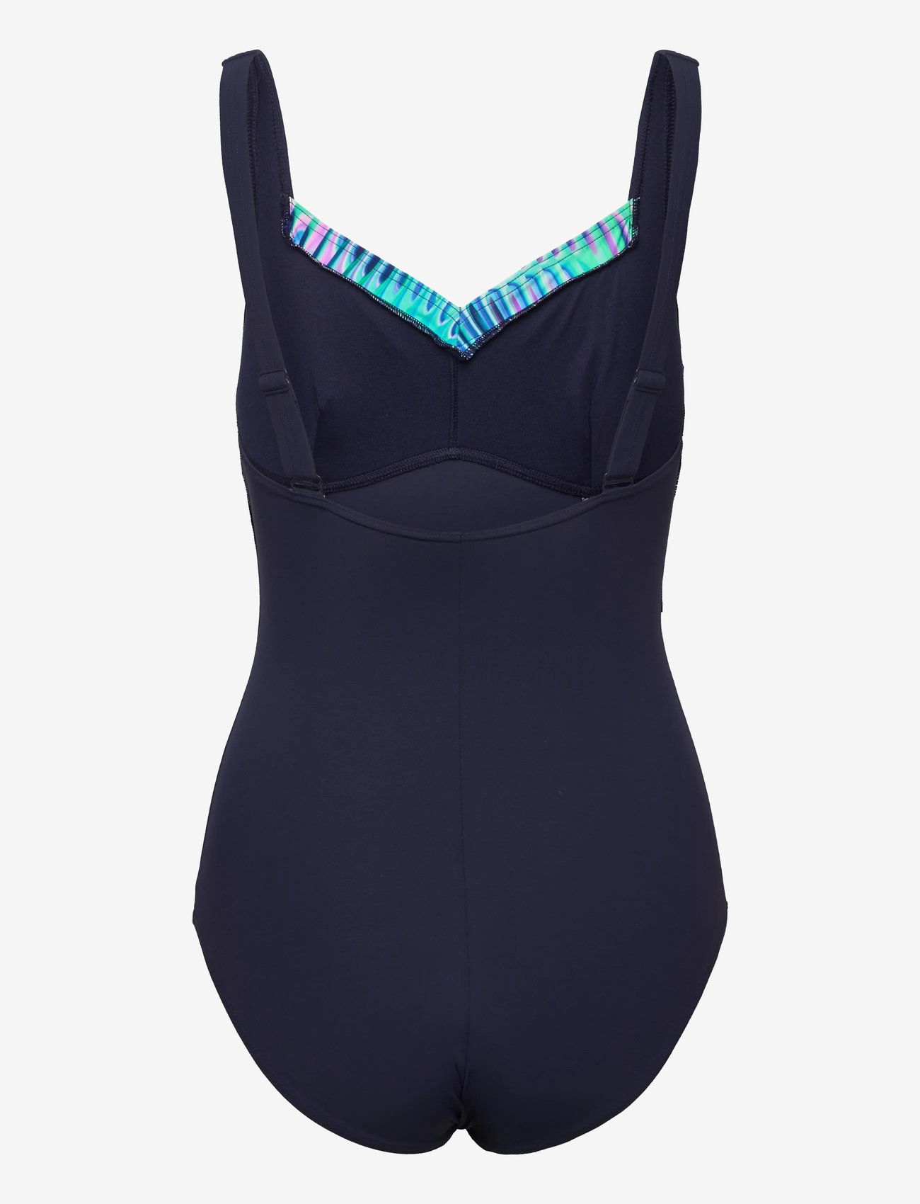 Speedo - Womens Shaping Printed LunaElustre 1 Piece - sports swimwear - blue/green - 1