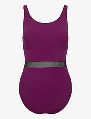 Speedo - Womens Speedo Shaping LuniaGlow 1 piece - badeanzüge - purple - 0