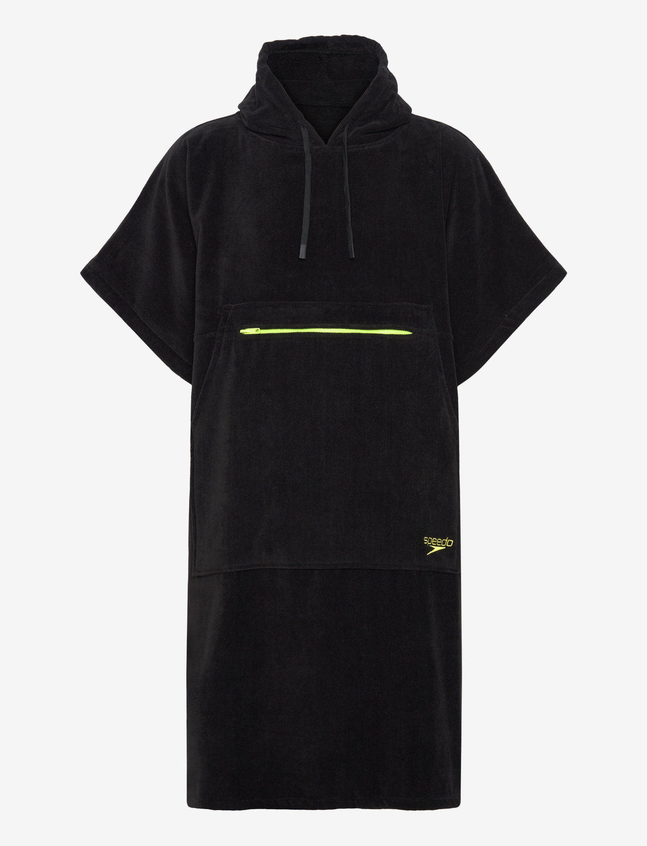 Speedo - Towel Swim Poncho - ujumistarvikud - black/yellow - 0