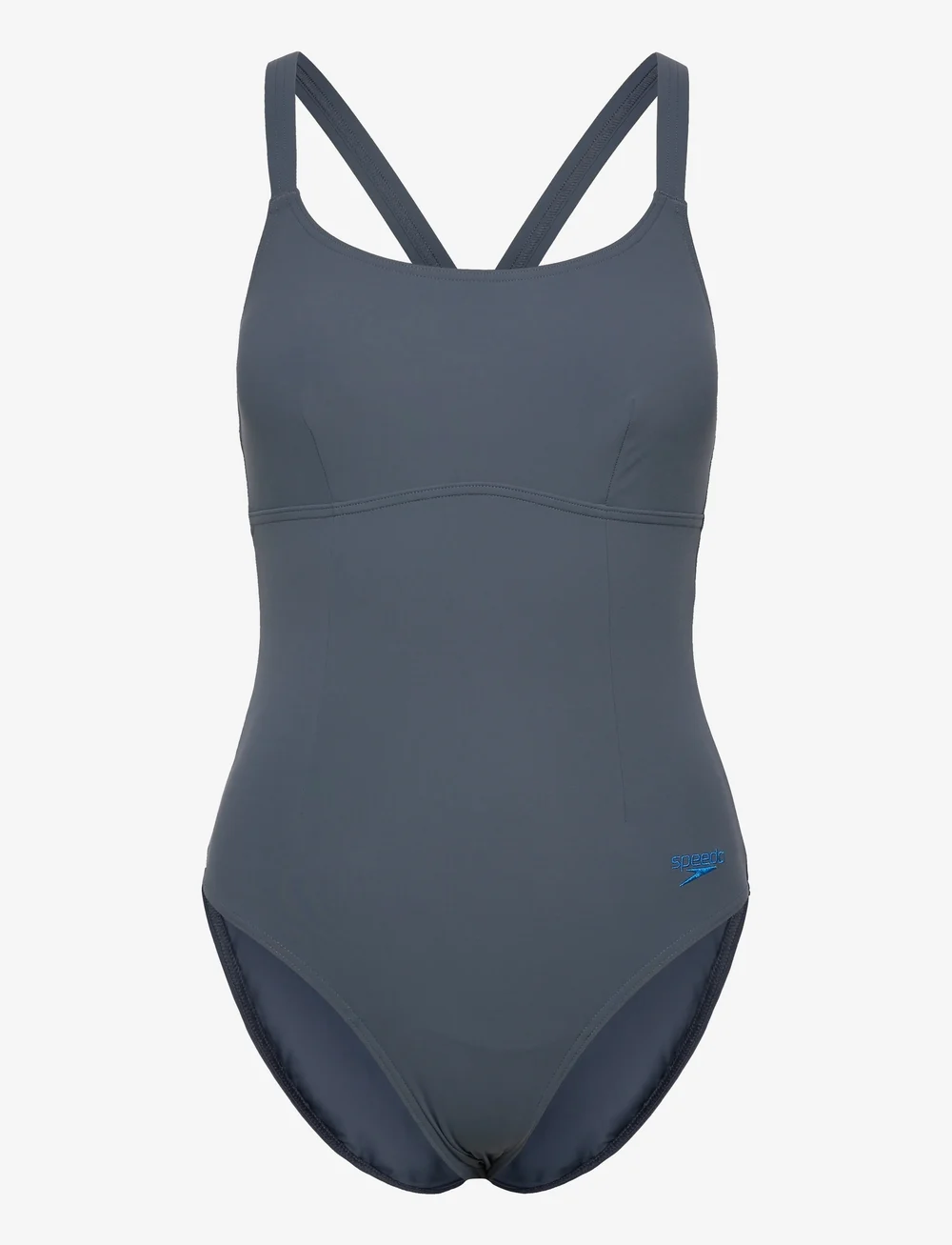 Speedo - Womens Shaping Crossback Swimsuit - sportsbadetøy - grey - 0