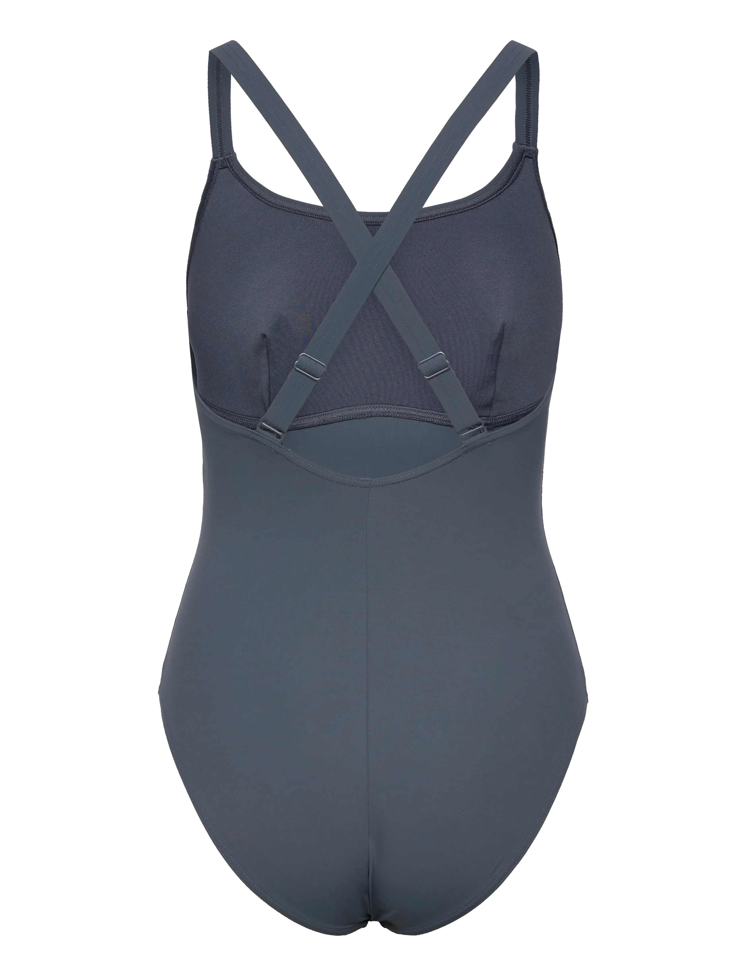Speedo - Womens Shaping Crossback Swimsuit - sportiska stila peldkostīmi - grey - 1