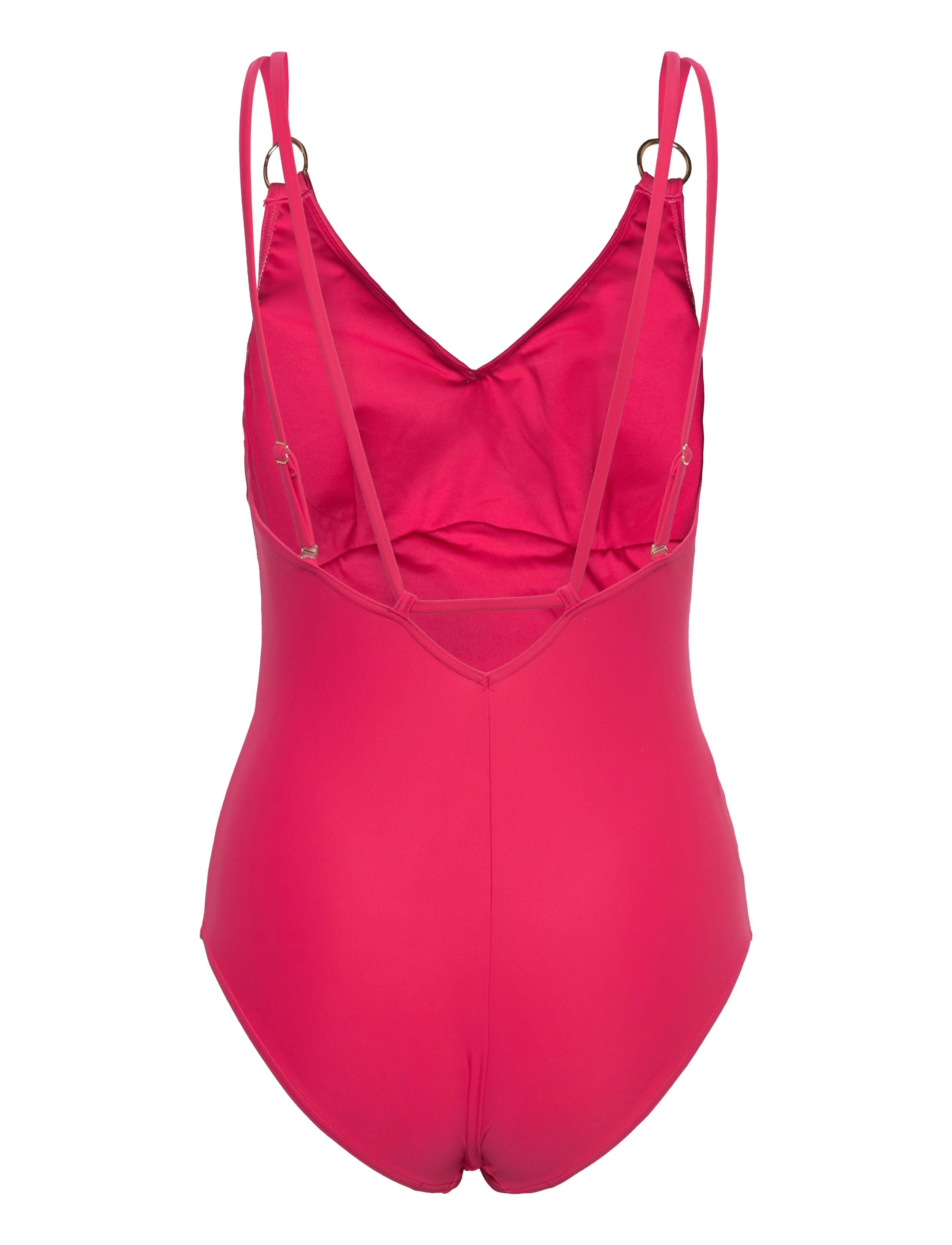 Speedo - Womens Shaping Strappy 1 Piece - kleidung - dark pink - 2