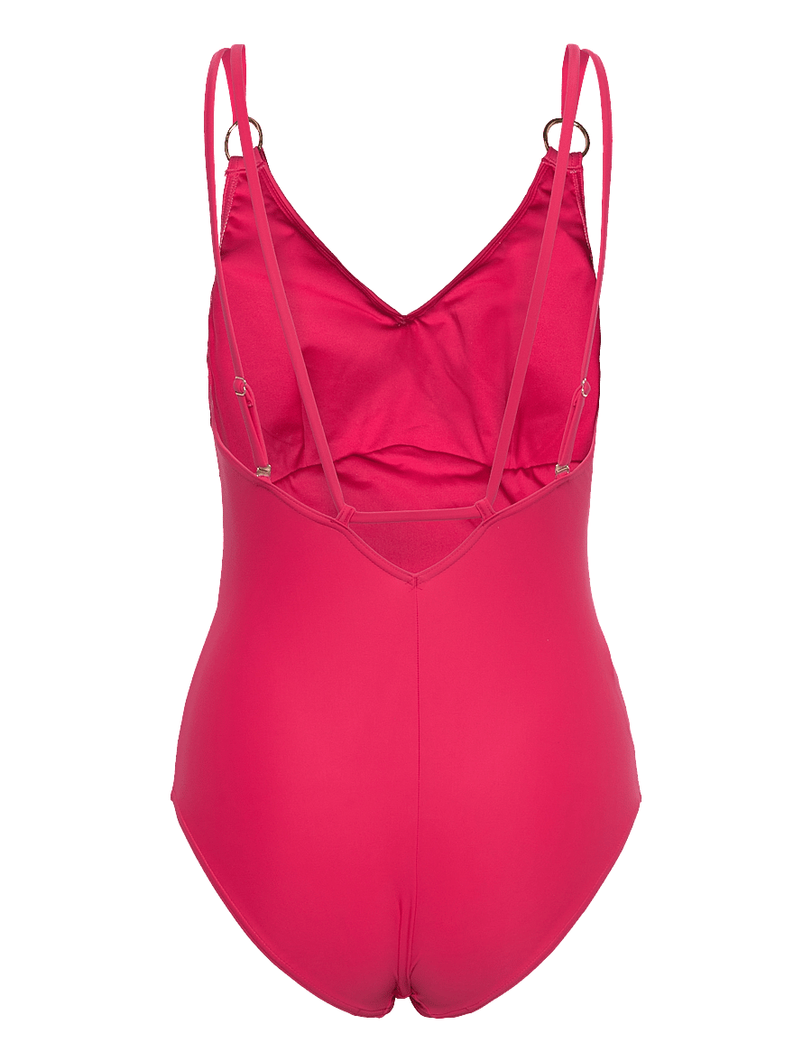 Speedo - Womens Shaping Strappy 1 Piece - dark pink - 2