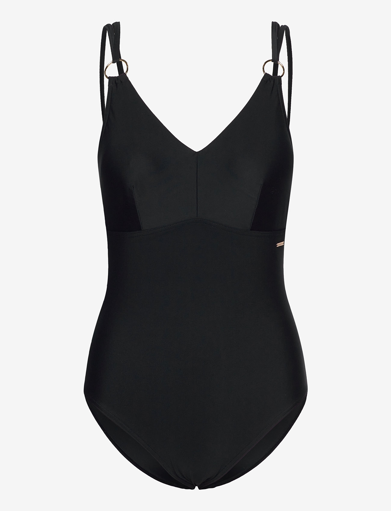 Speedo - Womens Shaping Strappy 1 Piece - sportiga badkläder - black - 1