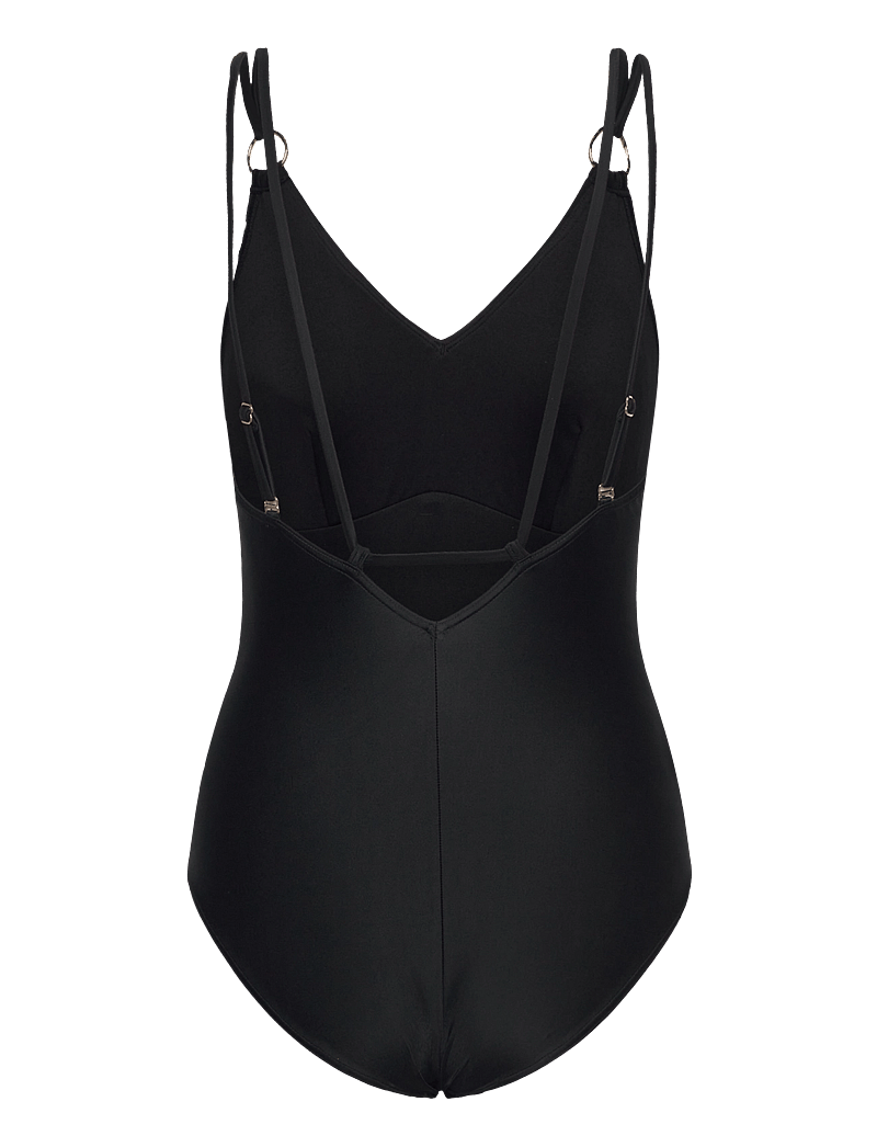 Speedo - Womens Shaping Strappy 1 Piece - sportiga badkläder - black - 2