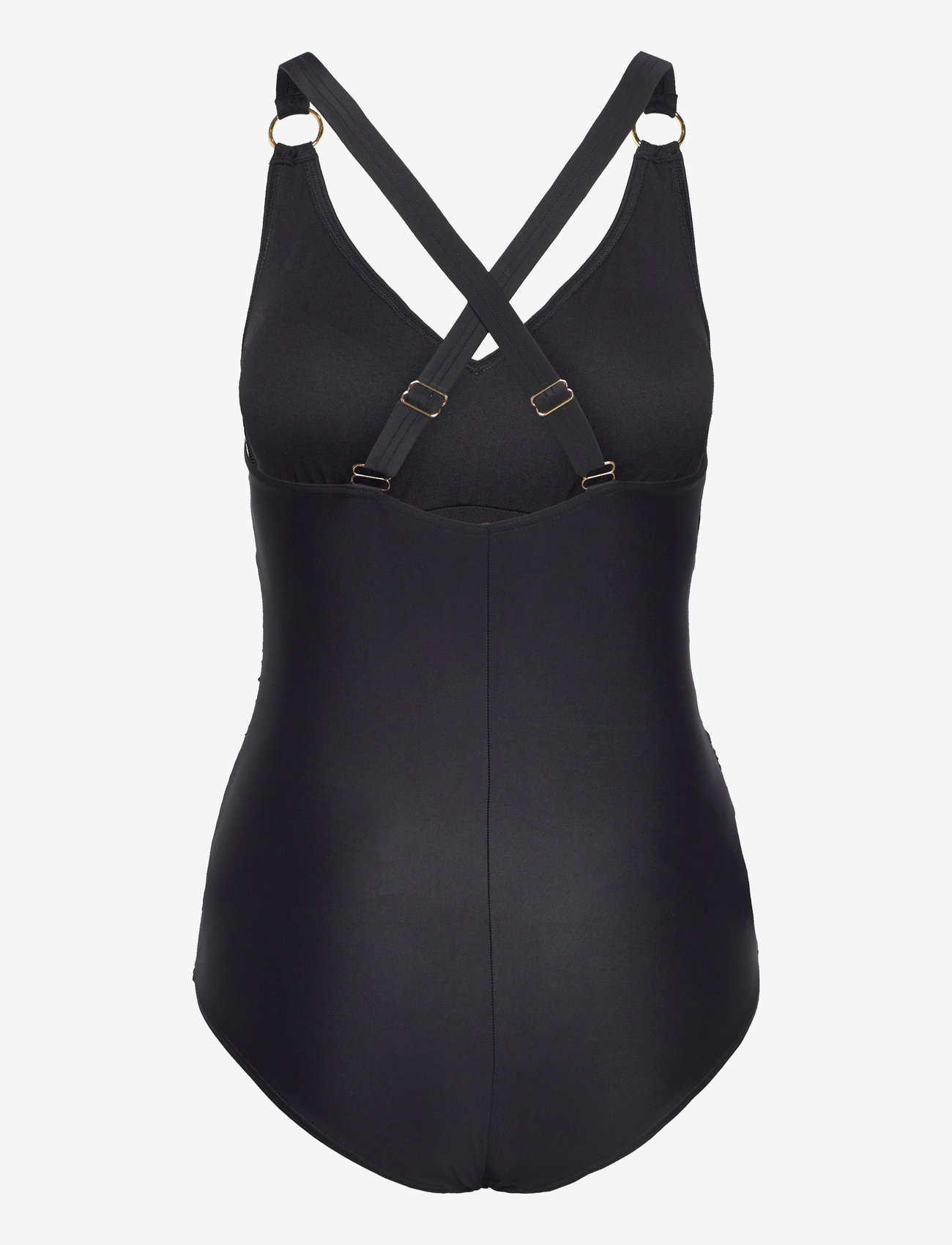 Speedo - Womens Shaping V Neck 1 Piece - ujumistrikood - black - 2