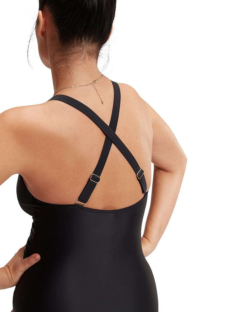 Speedo Womens Shaping V Neck Piece (SPE8003704) Swimsuits