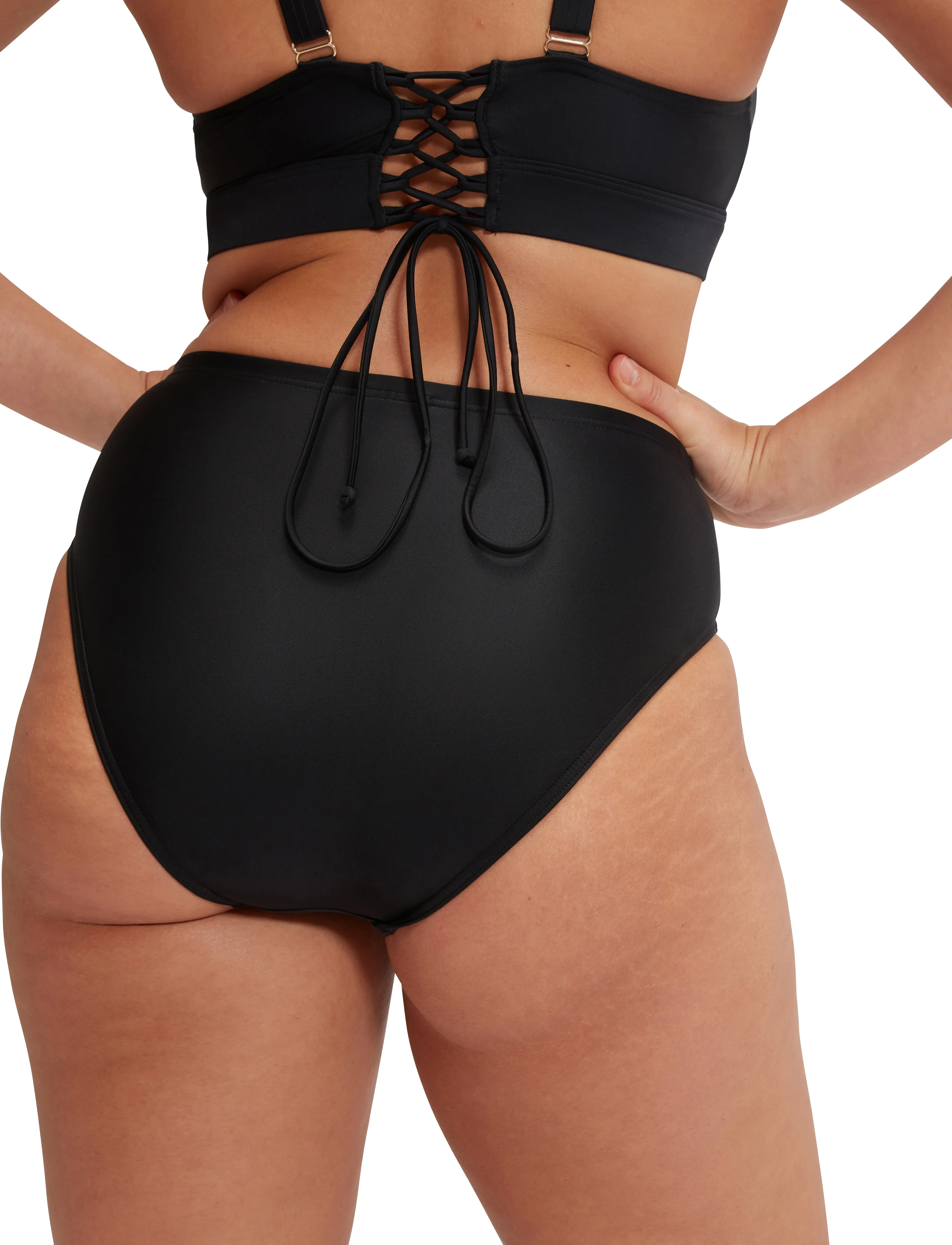 Speedo - Womens Shaping High Waist Brief - black - 5