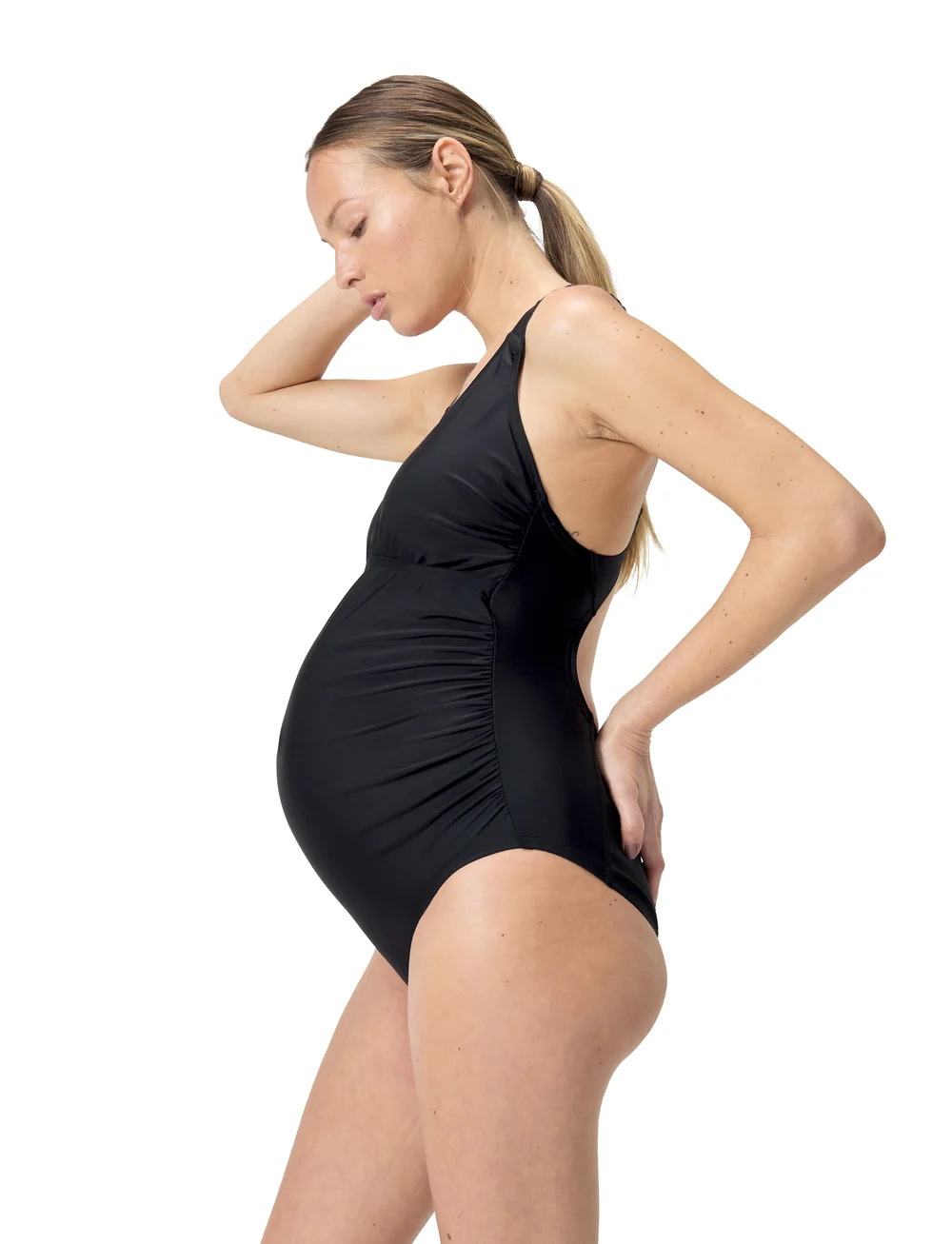 Speedo - Materity Fitness Swimsuit - træningstøj - black - 0