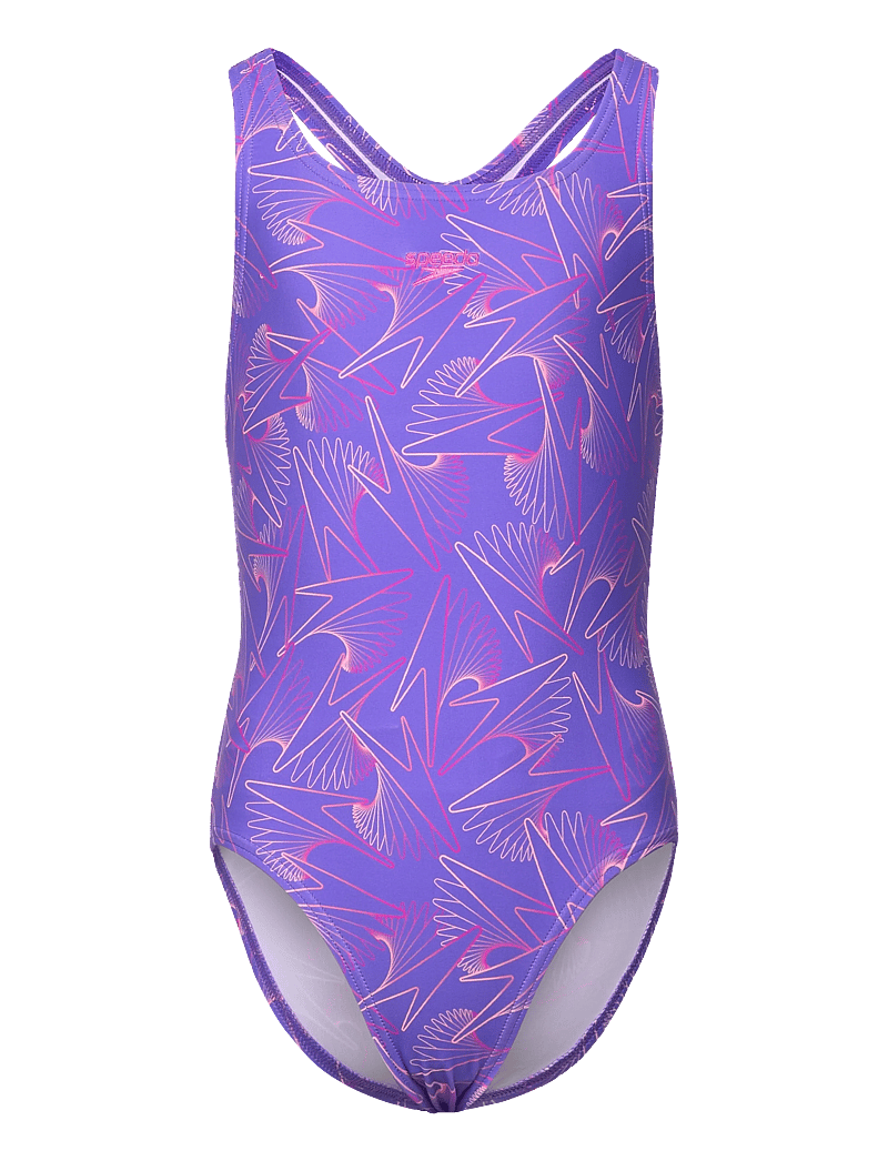 Speedo - Girls HyperBoom Allover Medalist - ujumistrikood - blue/purple - 0