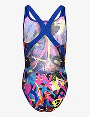 Speedo - Girls Digital Allover Powerback - sommarfynd - pink/blue - 1