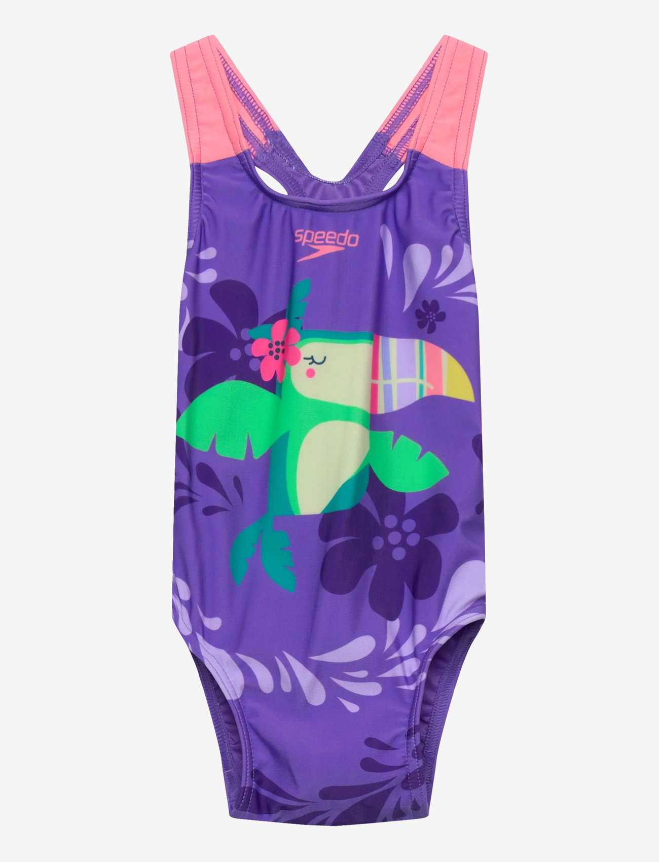 Speedo - Girls Digital Printed Swimsuit - badeanzüge - blue/purple - 0