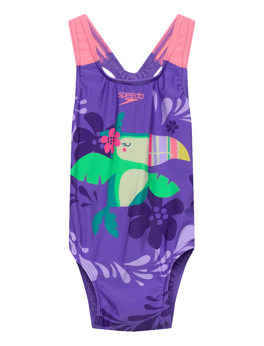 Speedo - Girls Digital Printed Swimsuit - maillots 1 pièce - blue/purple - 0