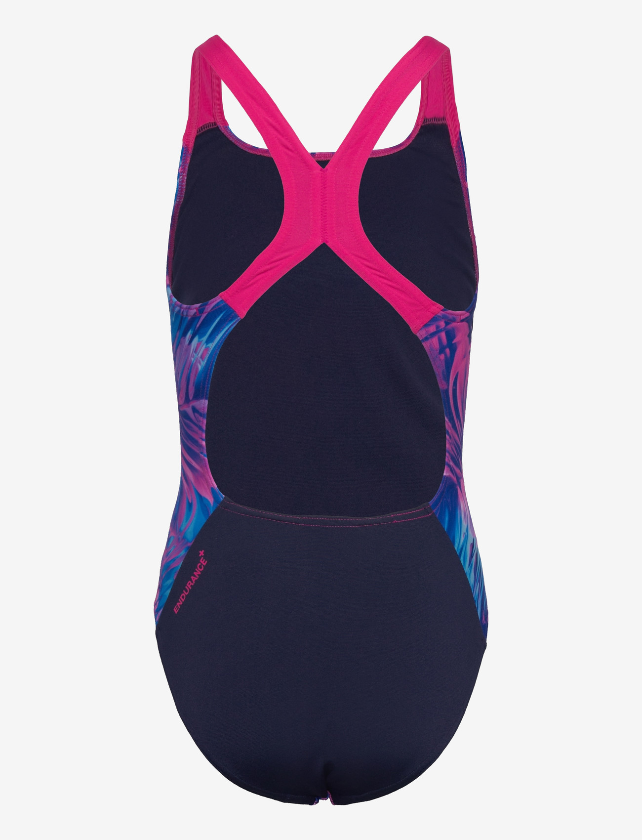 Speedo - Print Powerback One Piece - swimsuits - margarita pink/peacoat - 1