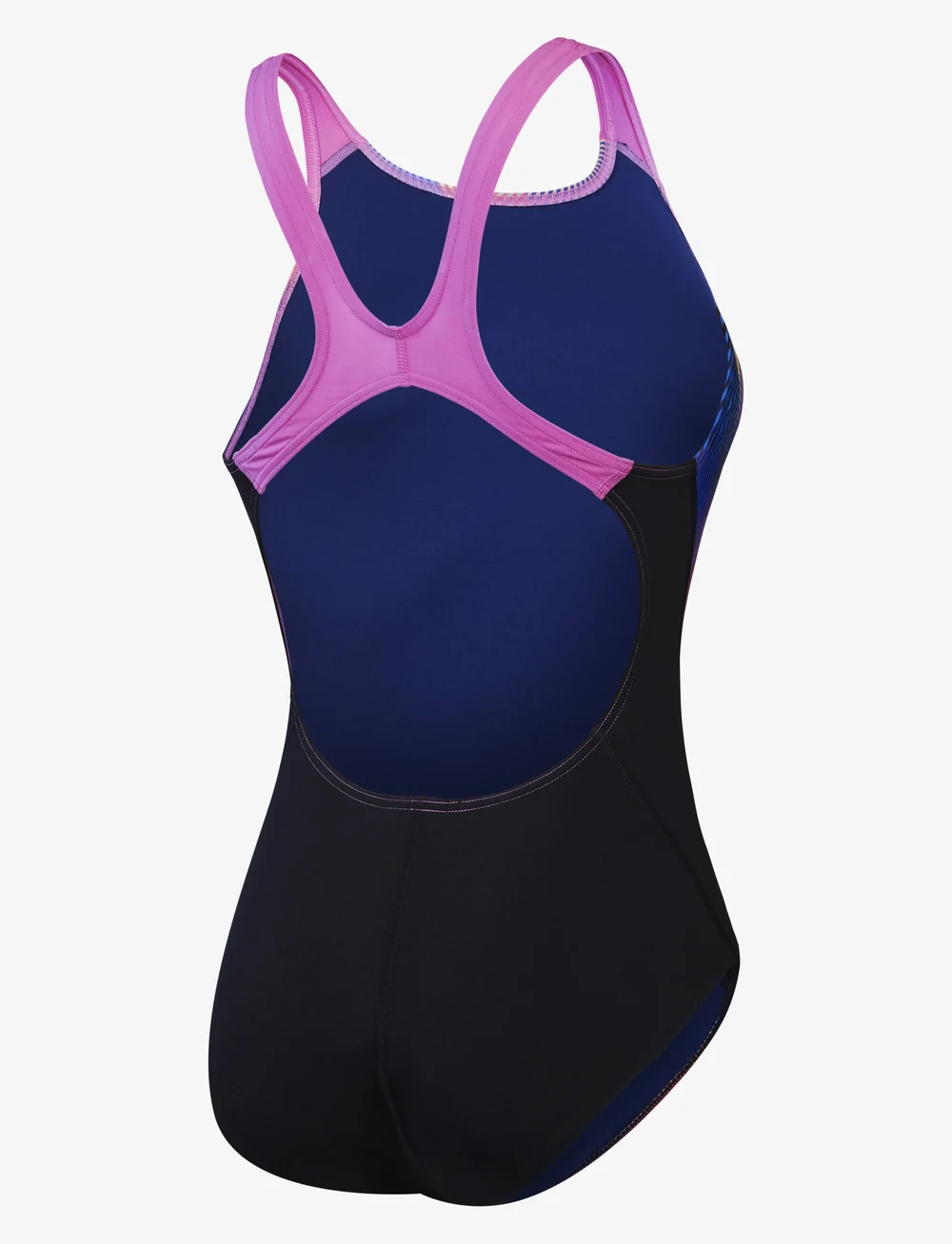 Speedo - Womens Allover Digital Recordbreaker - sportiga badkläder - black/pink - 2