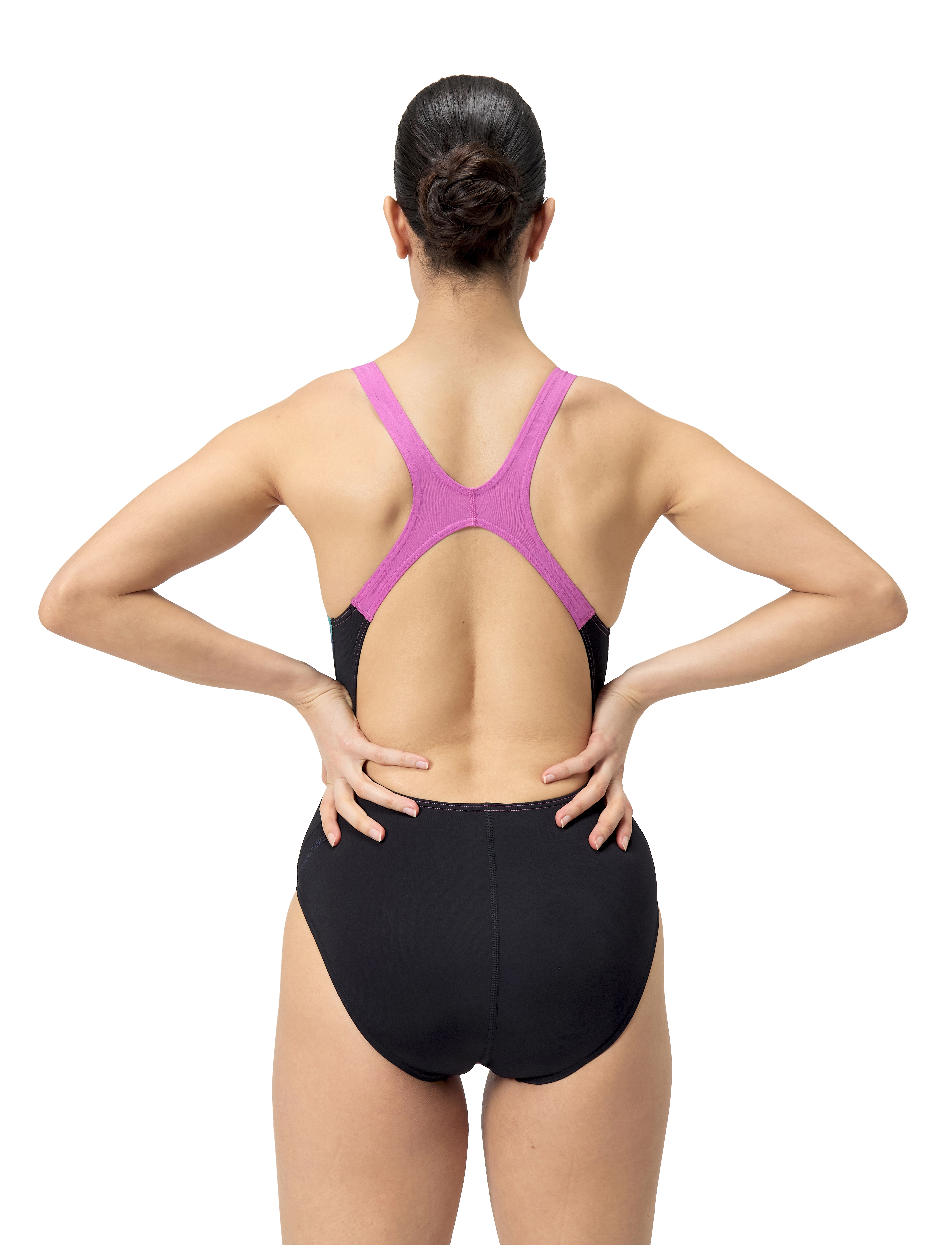 Speedo - Womens Allover Digital Recordbreaker - badedragter - black/pink - 5