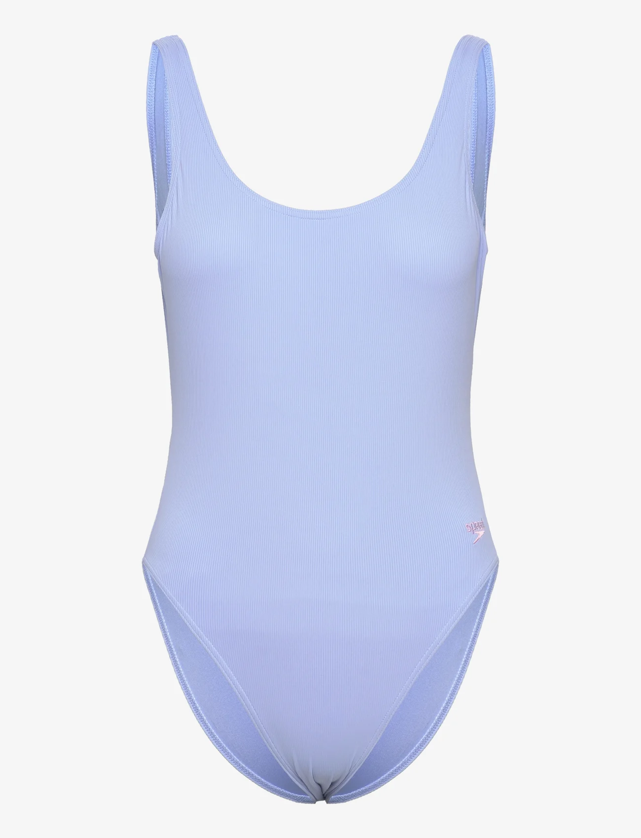 Speedo - Womens Textured Deep U-Back - maudymosi kostiumėliai - blue - 0