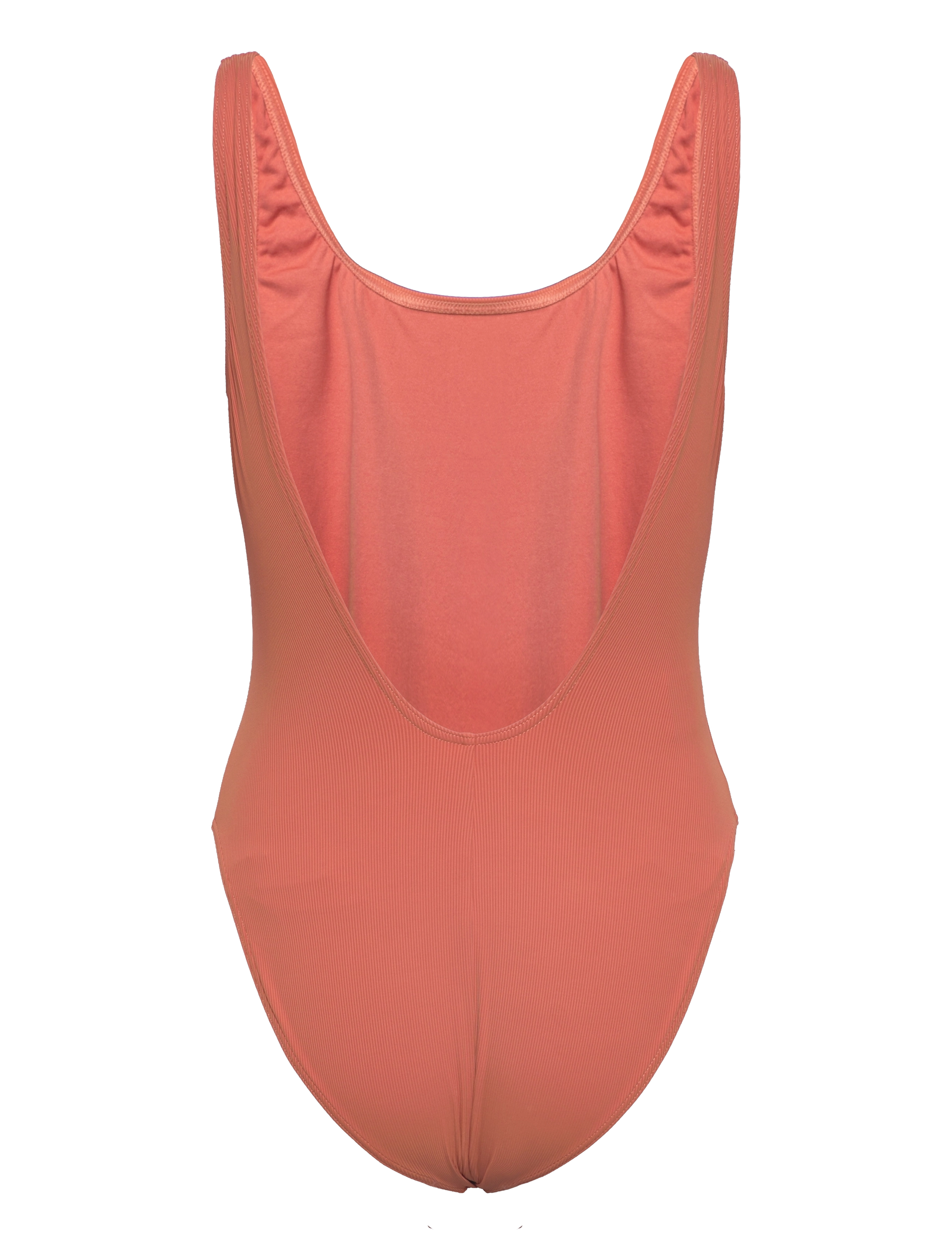 Speedo - Womens Textured Deep U-Back - badeanzüge - brown/orange - 2