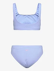 Speedo - Womens Textured Deep U-Back 2PC - bikinio komplektai - blue - 1