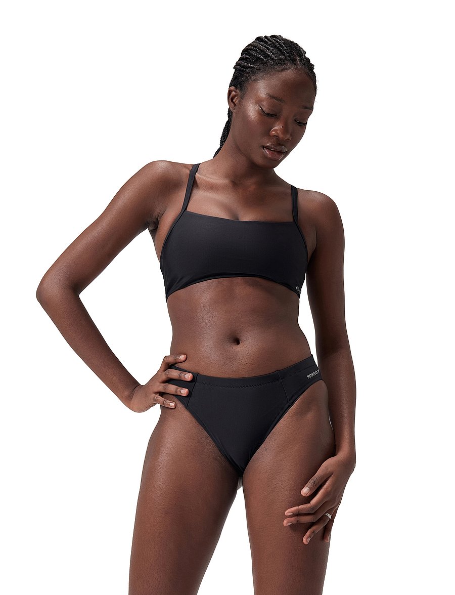 Speedo - Solid Classic Bikini Bottom - sport-bademode - black - 4
