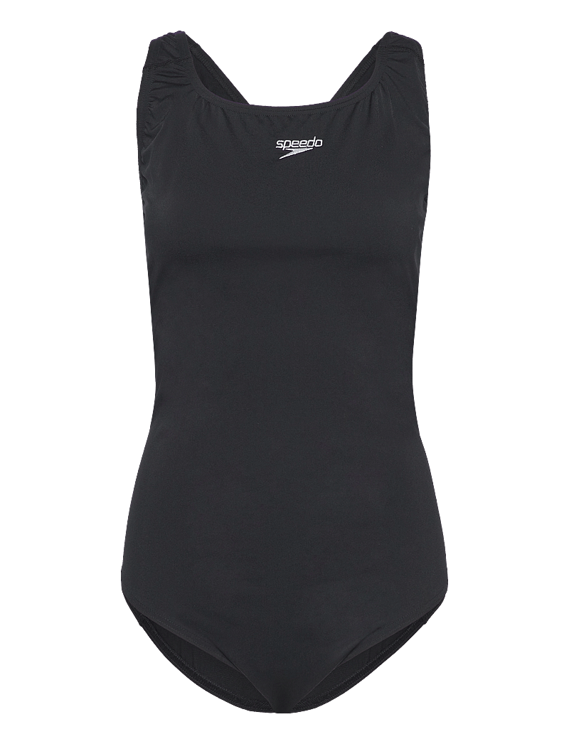 Speedo - Plus Size Endurance+ Medalist Swimsuit - ujumistrikood - black - 1