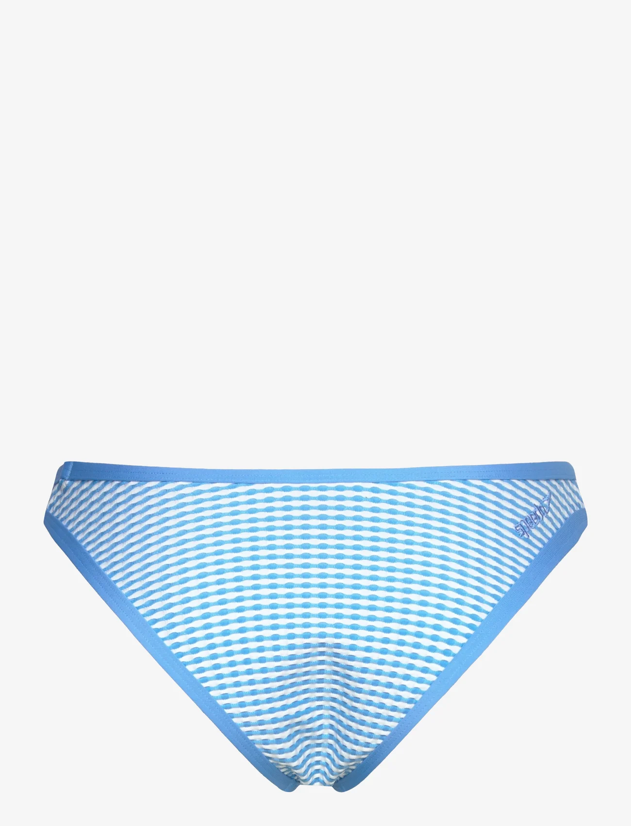 Speedo - GINGHAM SCOOP BOTTOM - bikinihousut - blue - 1