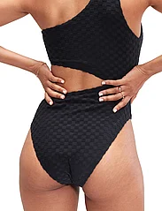 Speedo - TERRY ASYM CUT OUT 1 PC - swimsuits - black - 5