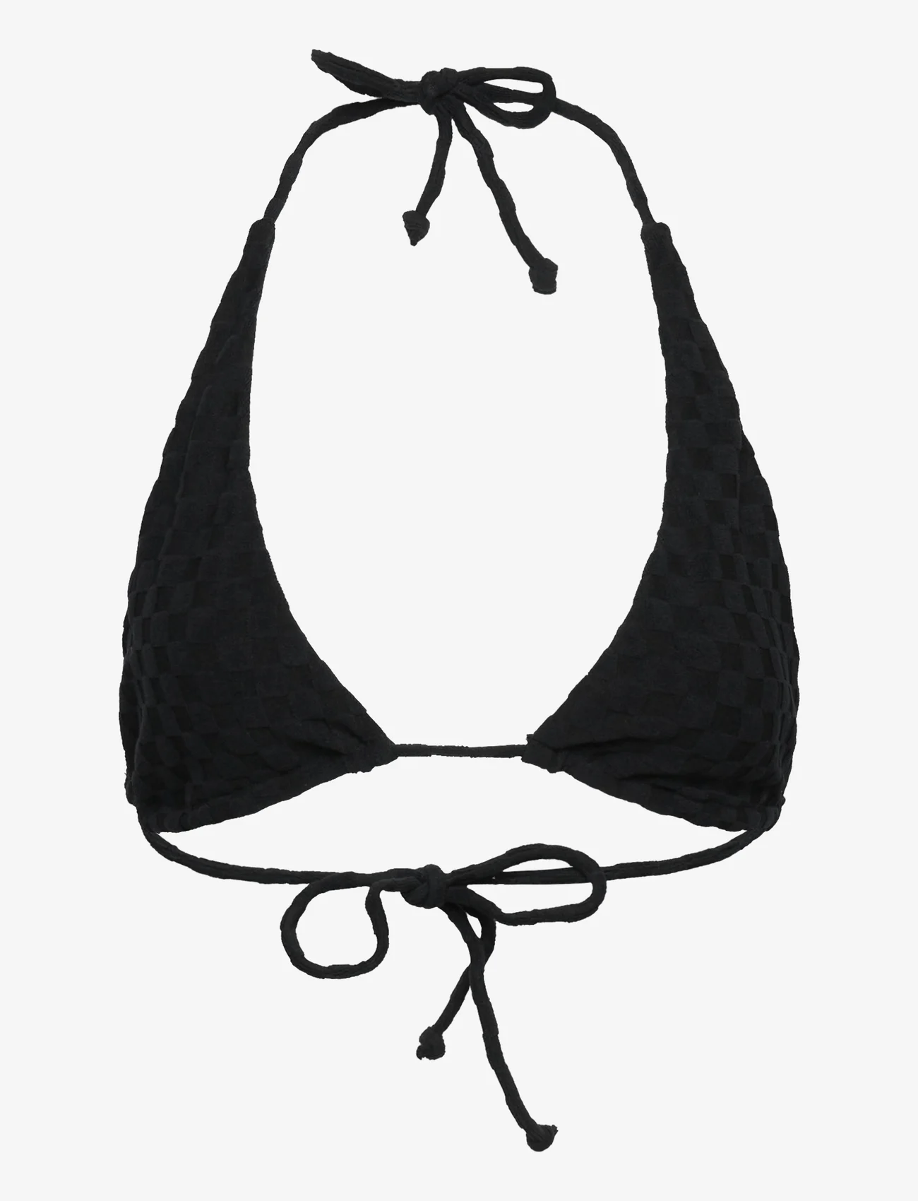 Speedo - TERRY CONVERTIBLE TRIANGLE TOP - triangle bikini - black - 0