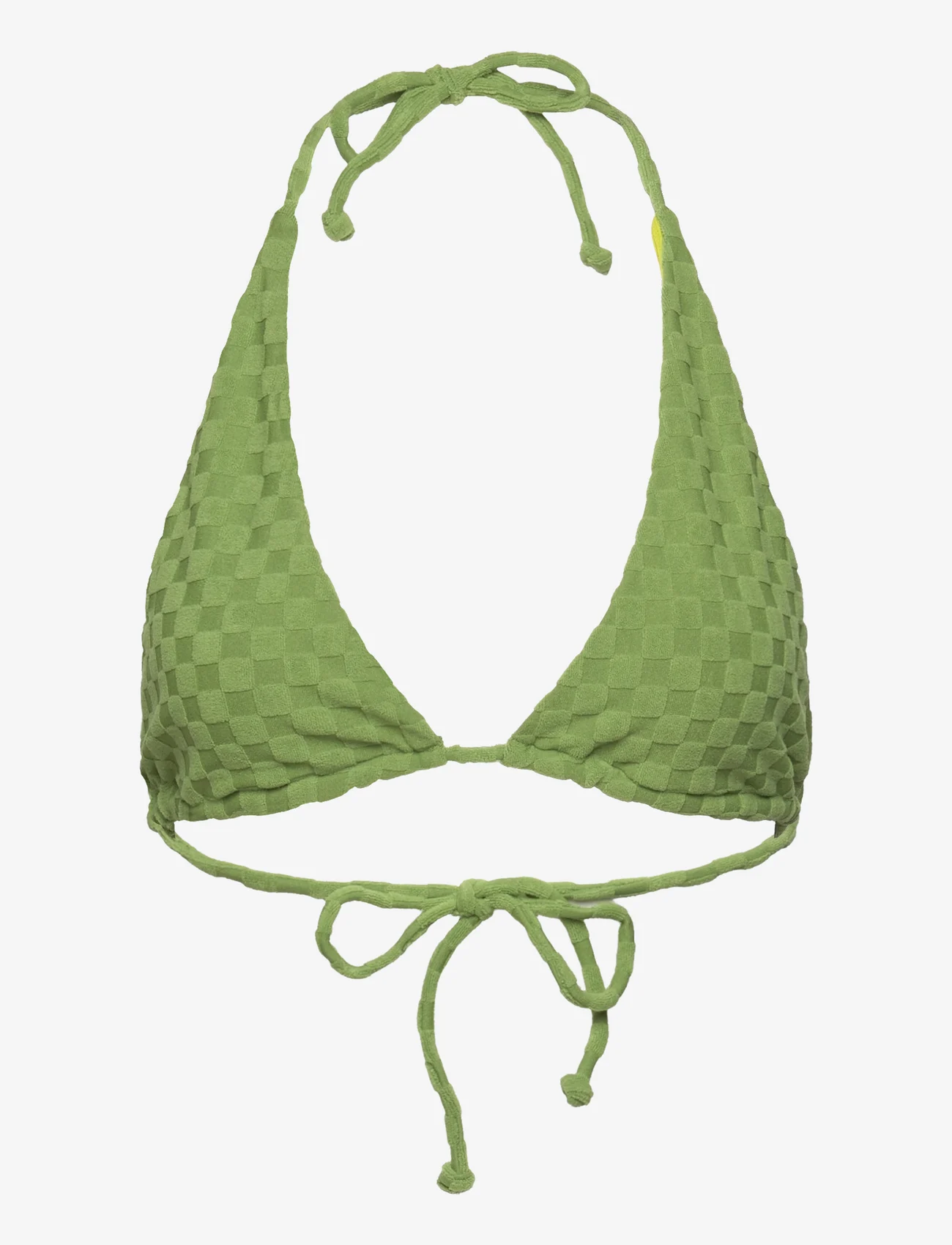 Speedo - TERRY CONVERTIBLE TRIANGLE TOP - trikampio formos bikinio liemenėlės - moss green - 0