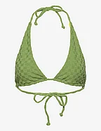 TERRY CONVERTIBLE TRIANGLE TOP - MOSS GREEN
