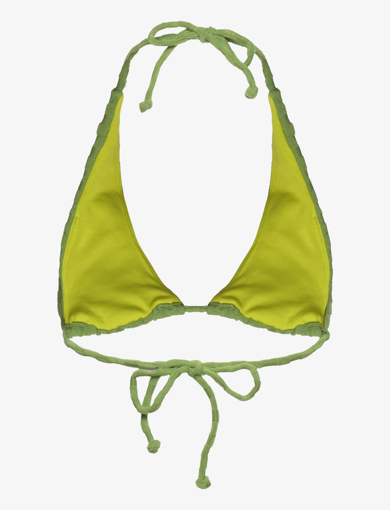 Speedo - TERRY CONVERTIBLE TRIANGLE TOP - trikampio formos bikinio liemenėlės - moss green - 1