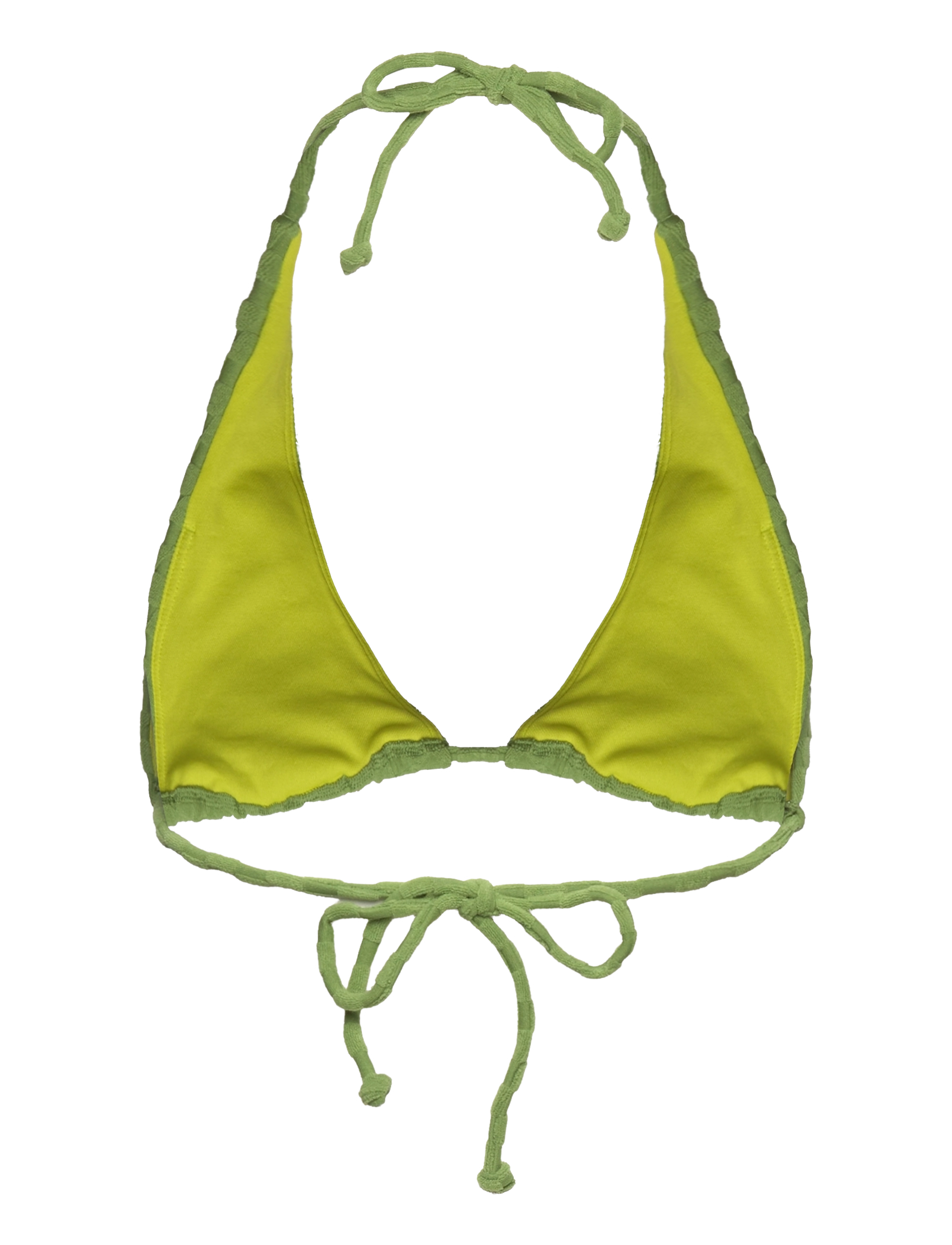 Speedo - TERRY CONVERTIBLE TRIANGLE TOP - laveste priser - moss green - 2