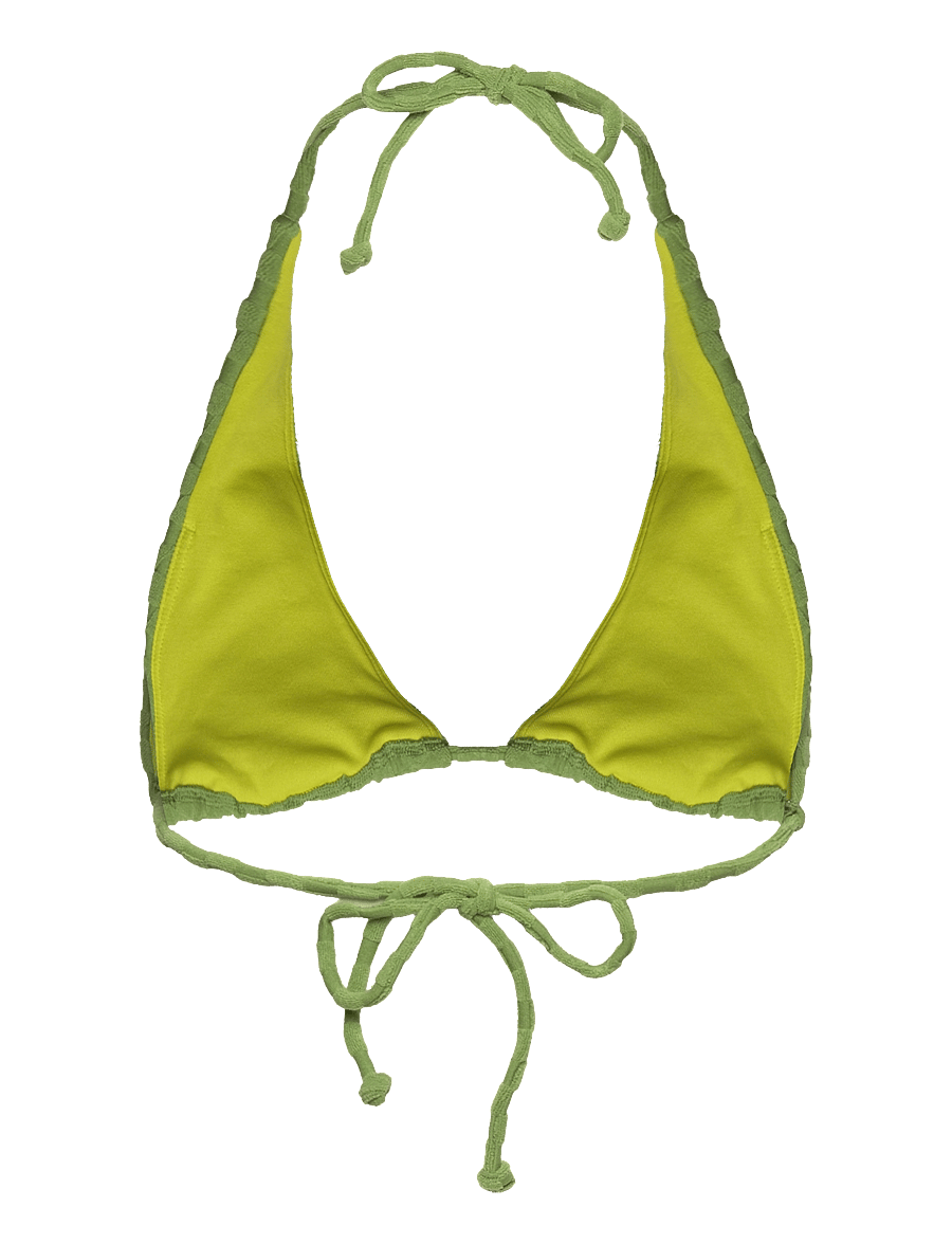 Speedo - TERRY CONVERTIBLE TRIANGLE TOP - sportsbadetøy - moss green - 2
