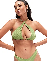 Speedo - TERRY CONVERTIBLE TRIANGLE TOP - bikinien kolmioyläosat - moss green - 4