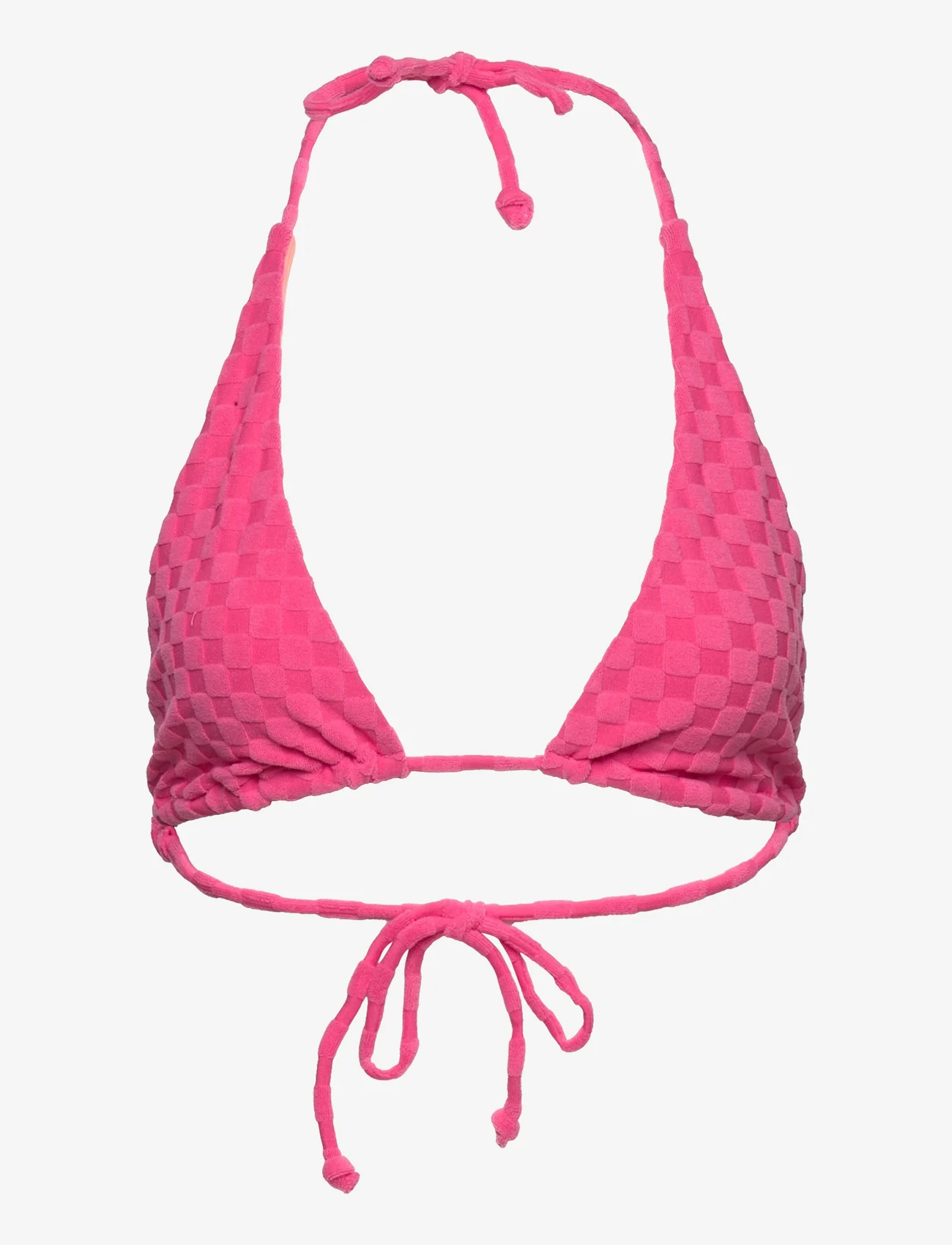 Speedo - TERRY CONVERTIBLE TRIANGLE TOP - trikampio formos bikinio liemenėlės - pink - 0