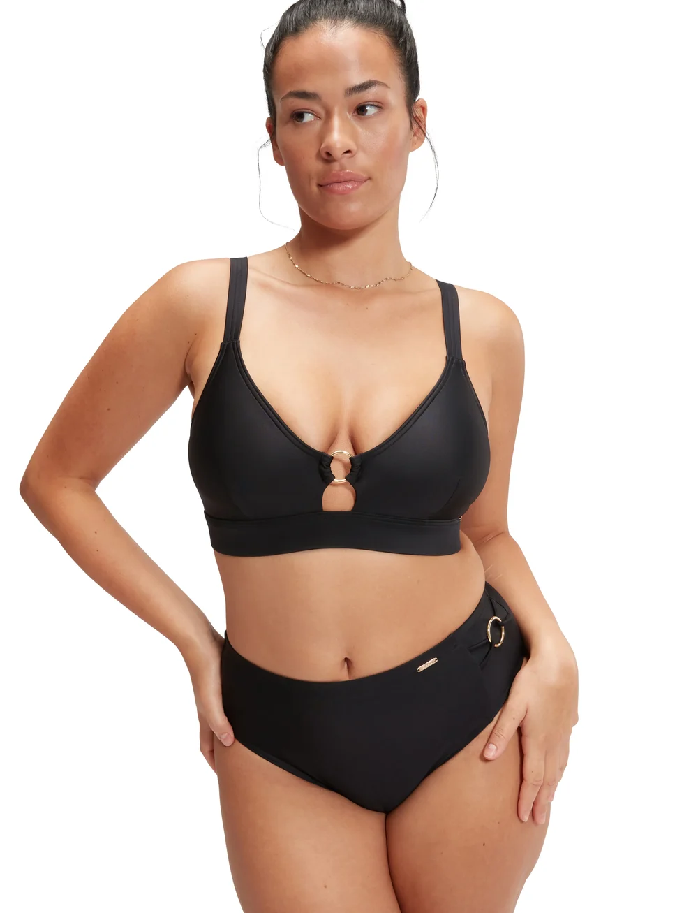 Speedo - Womens Shaping Triangle Top - sport-bademode - black - 0