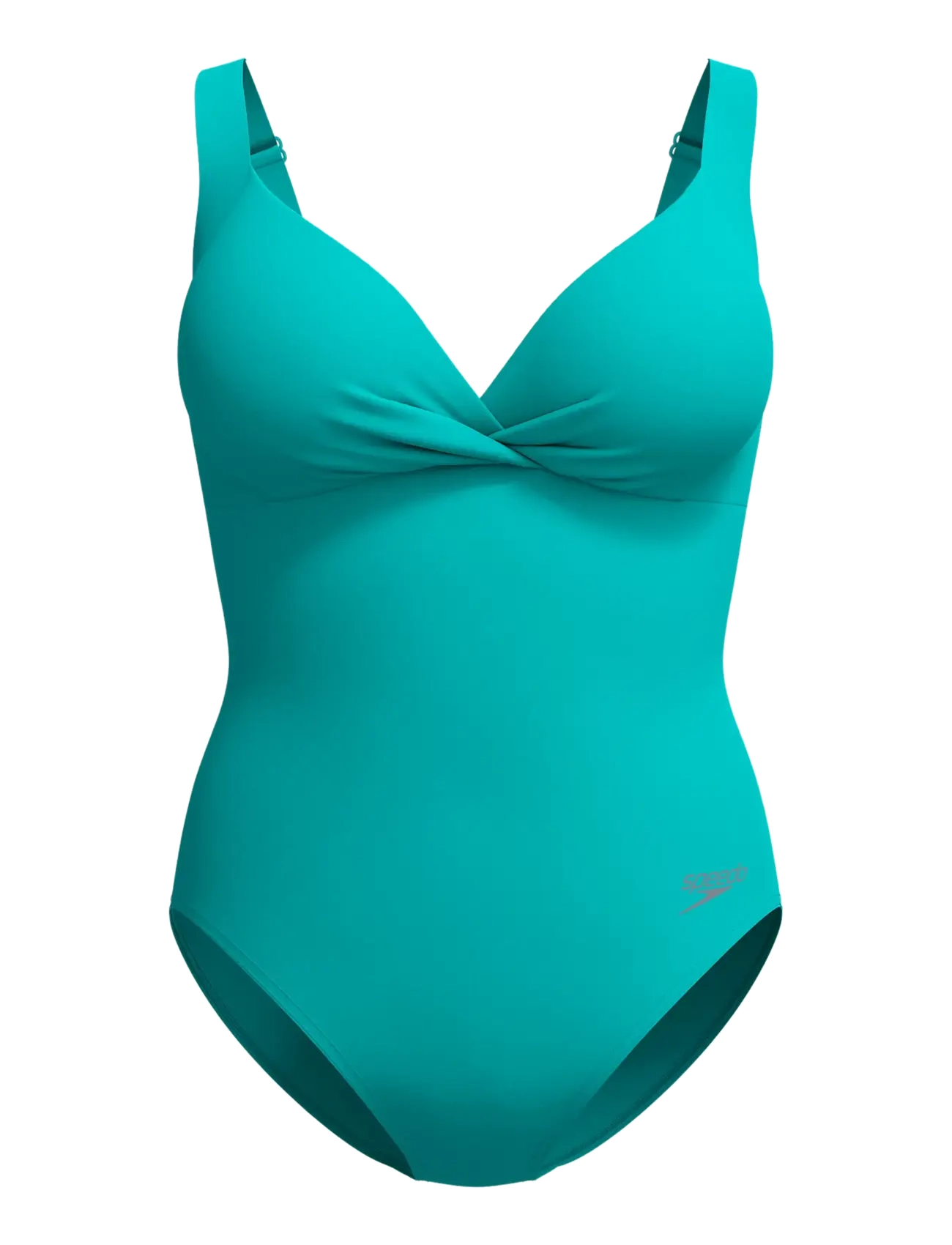 Speedo Womens Shaping Cross Knot 1 Piece - Speedo - BLUE/GREEN / blue