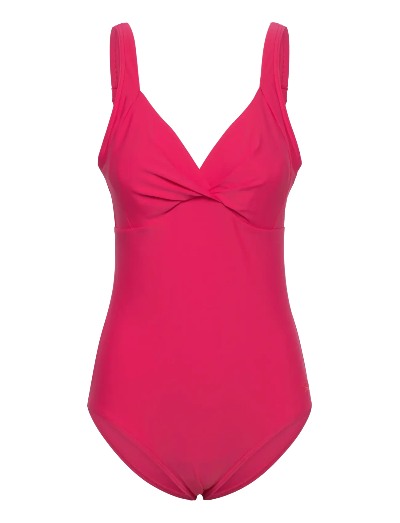 Speedo Womens Shaping Cross Knot 1 Piece, Kvinder, Formende Snoet Badedragt, Pink, Str: 38