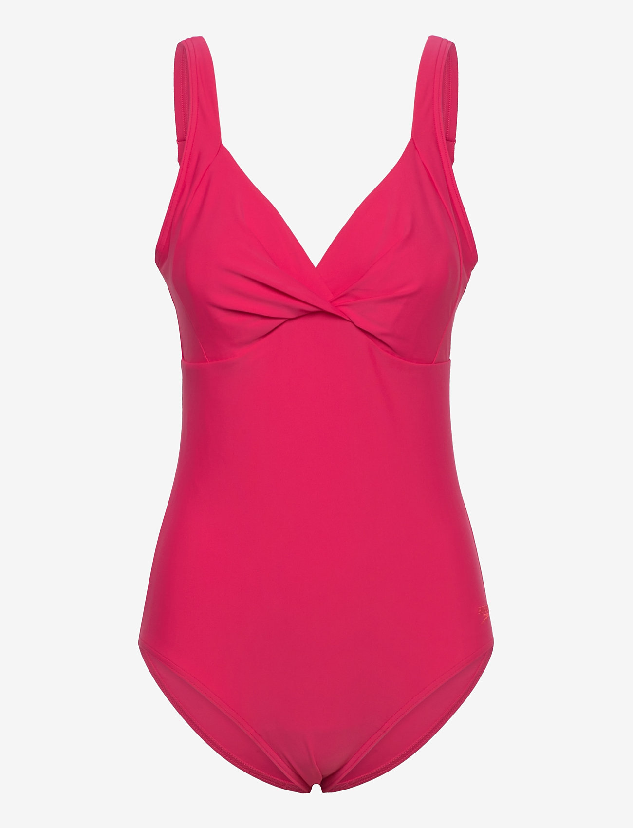 Speedo - Womens Shaping Cross Knot 1 Pc - sportiga badkläder - dark pink - 0