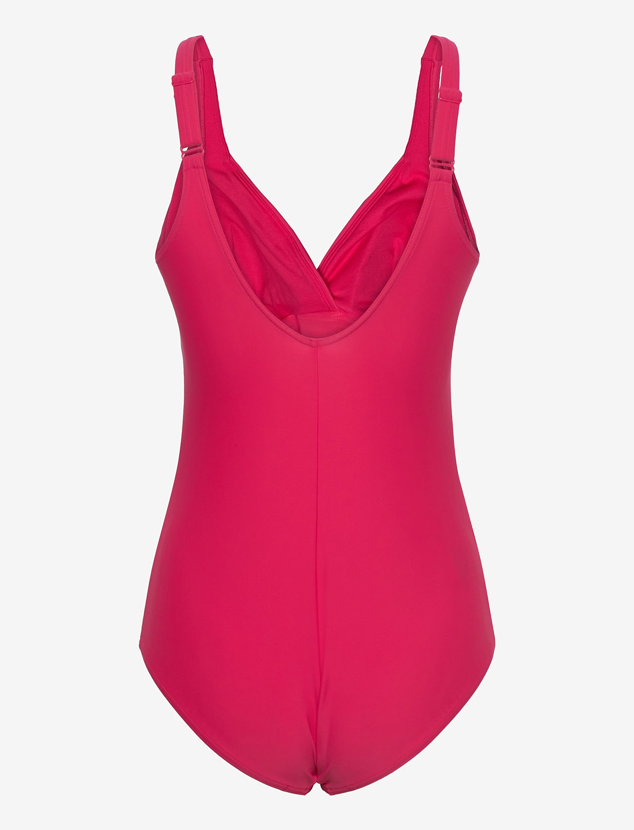 Speedo - Womens Shaping Cross Knot 1 Pc - sportiga badkläder - dark pink - 1