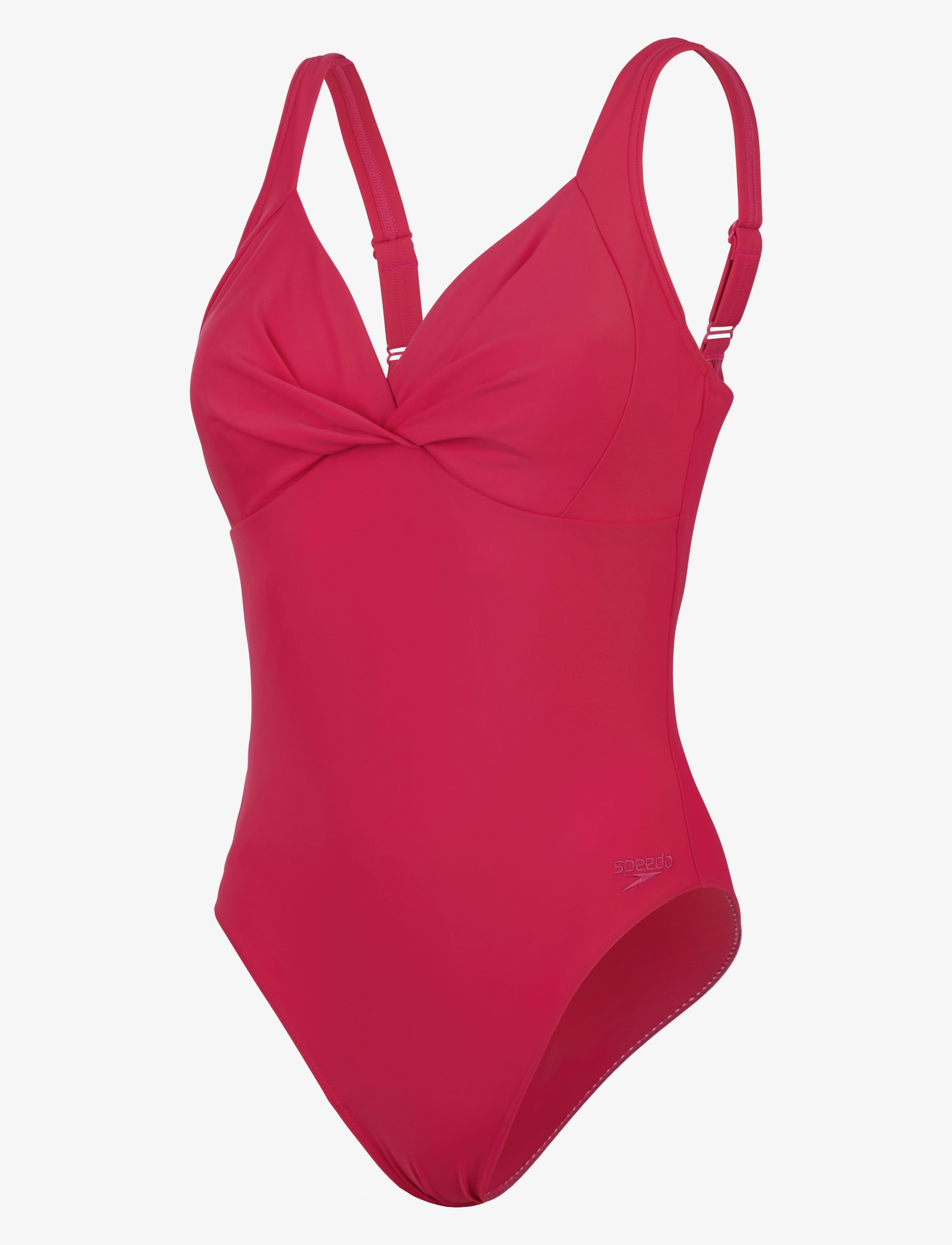 SPEEDO Womens Shaping Cross Knot 1 Piece Pink - 36 - Damen