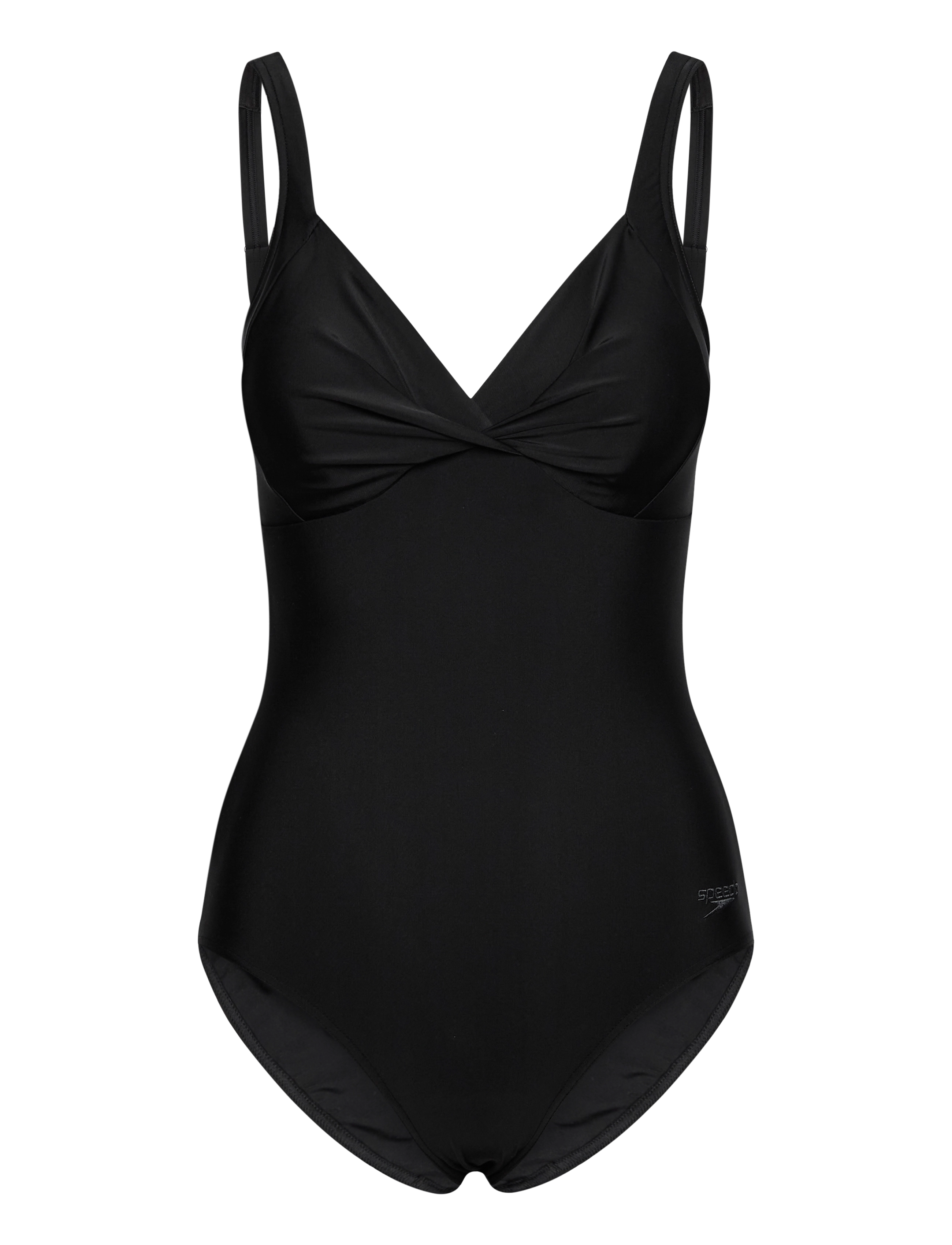 SPEEDO Solid Cross Knot Badeanzug Schwarz - 36 - Damen