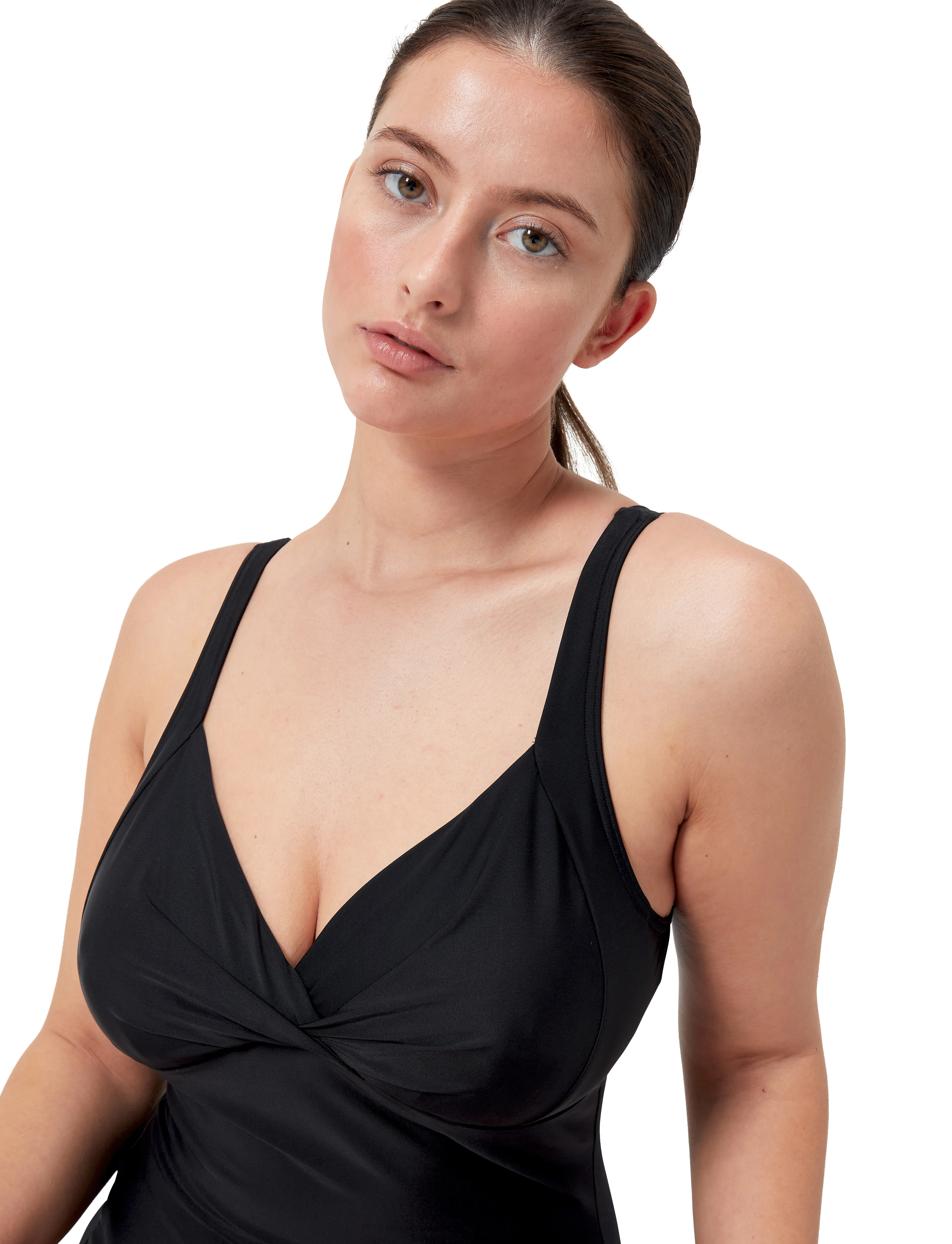 Speedo Women's Shaping Cross Knot 1 Piece baddräkter – bild 6