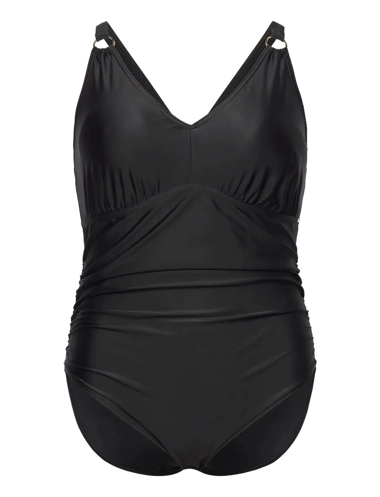 Speedo - Womens Shaping V Neck 1 Piece (+) - black - 1