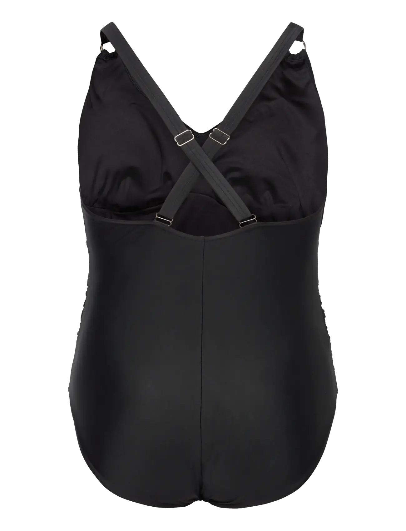 Speedo - Womens Shaping V Neck 1 Piece (+) - black - 2