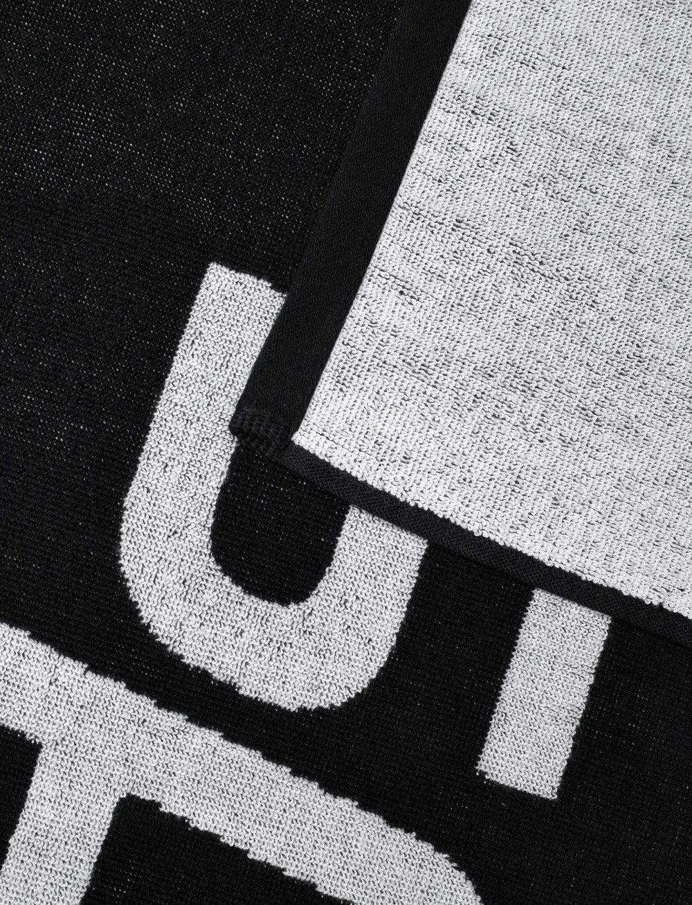 Speedo - Logo towel - käterätikud - black/white - 4