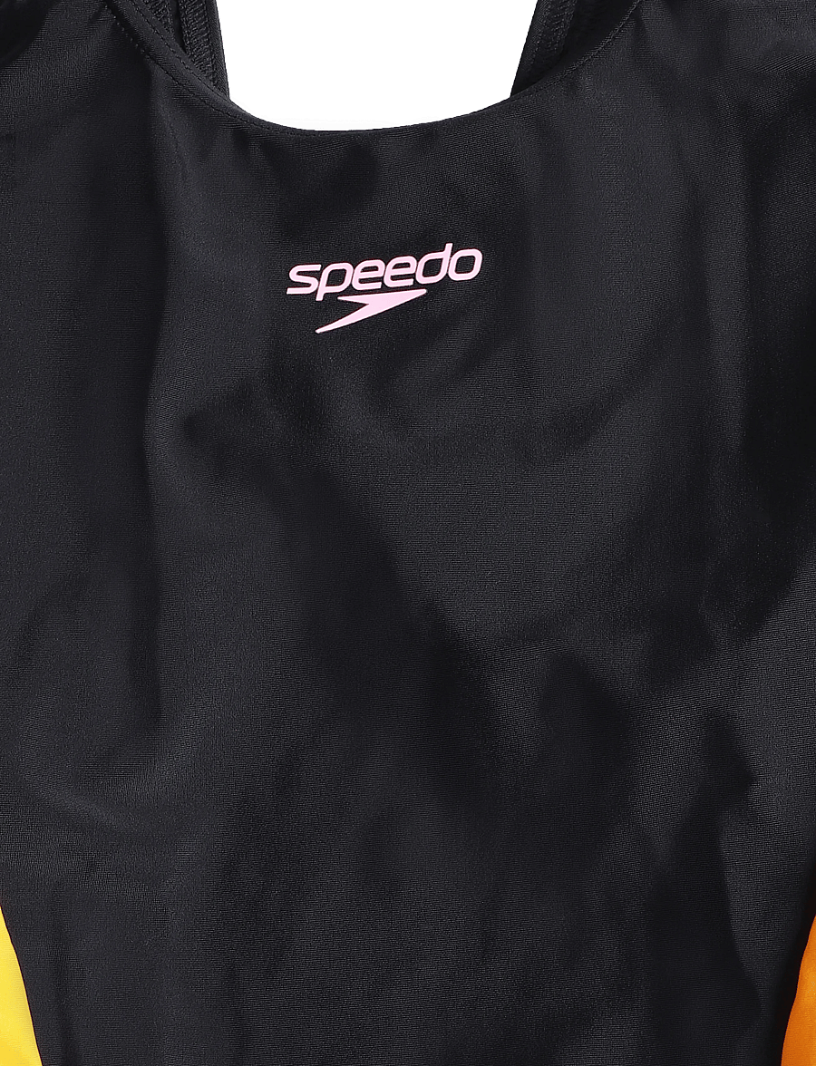 Speedo - Colourblock Splice Muscleback Swimsuit - sport-bademode - anthracite/creamsicle/hope - 2