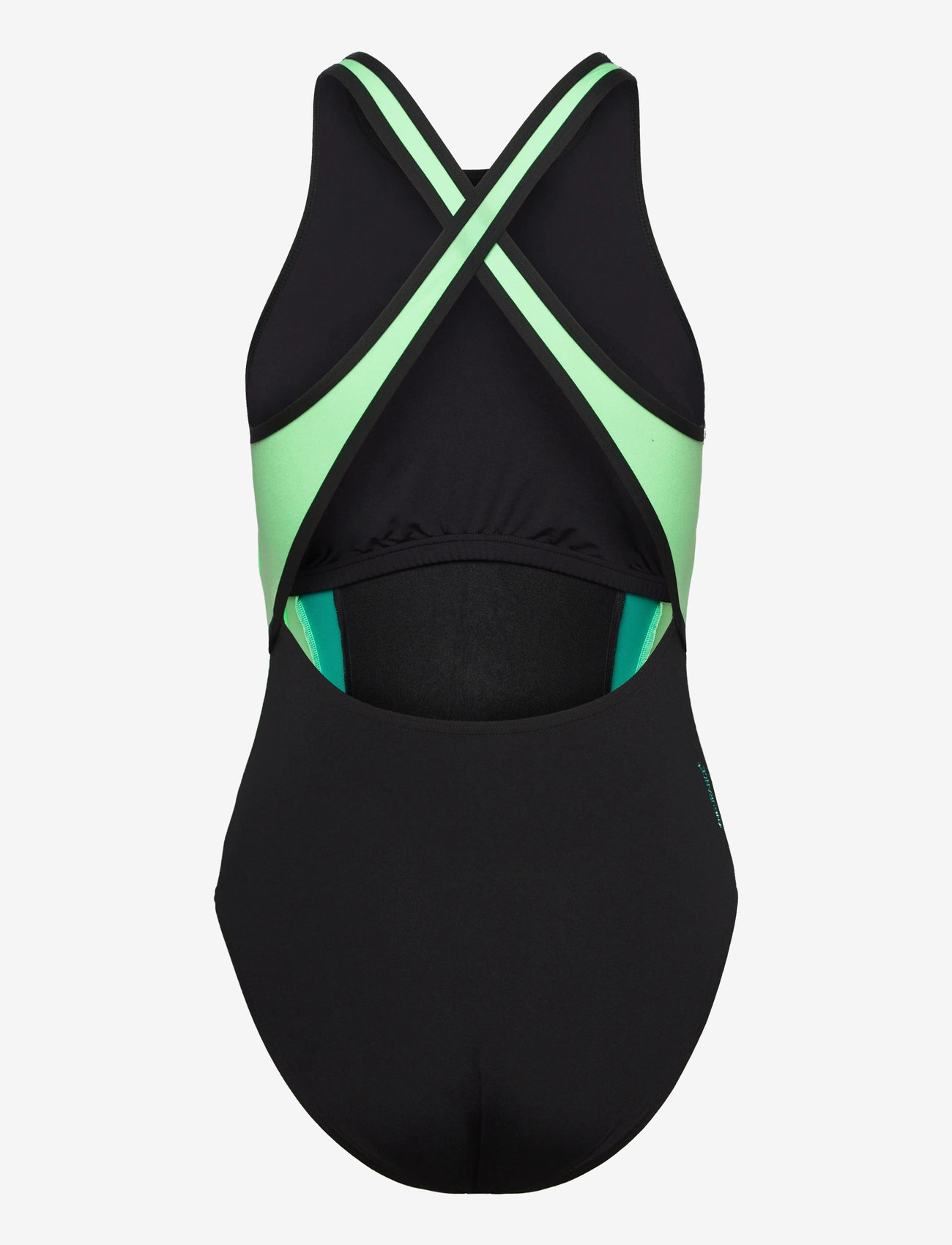 Speedo - Womens High Neck Splice Cross back Swimsuit - sport-bademode - blue/green - 1