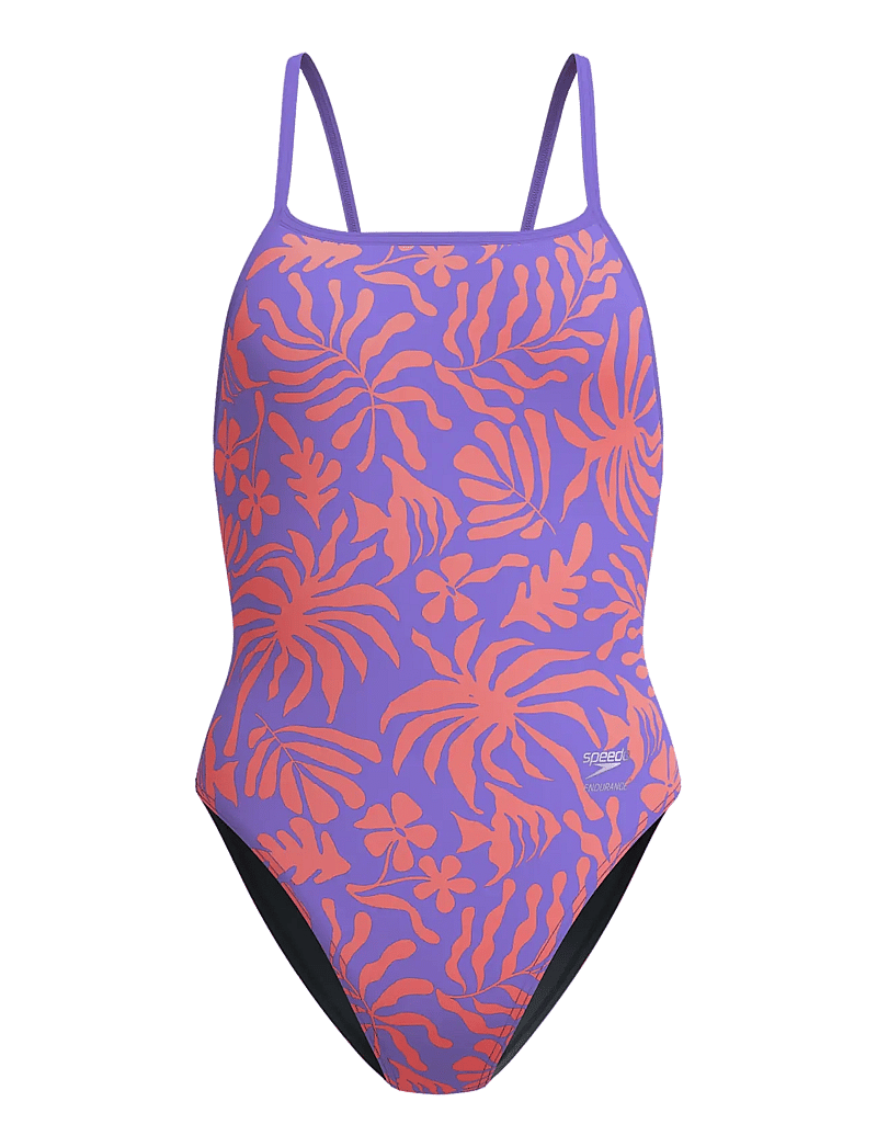 Speedo - FL Printed Web Back - sport-bademode - purple/pink - 1